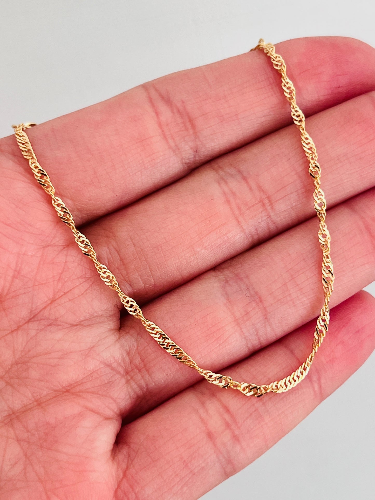 Gold Filled Singapore Bracelet