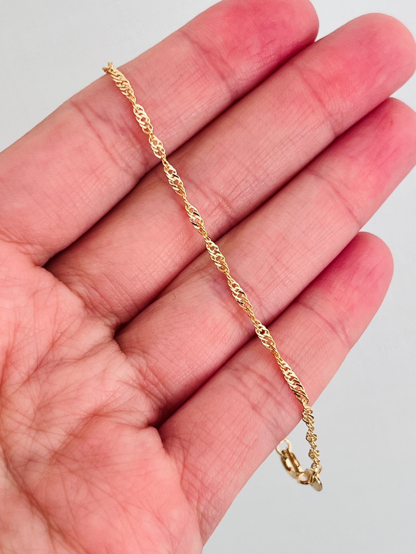 Gold Filled Singapore Bracelet