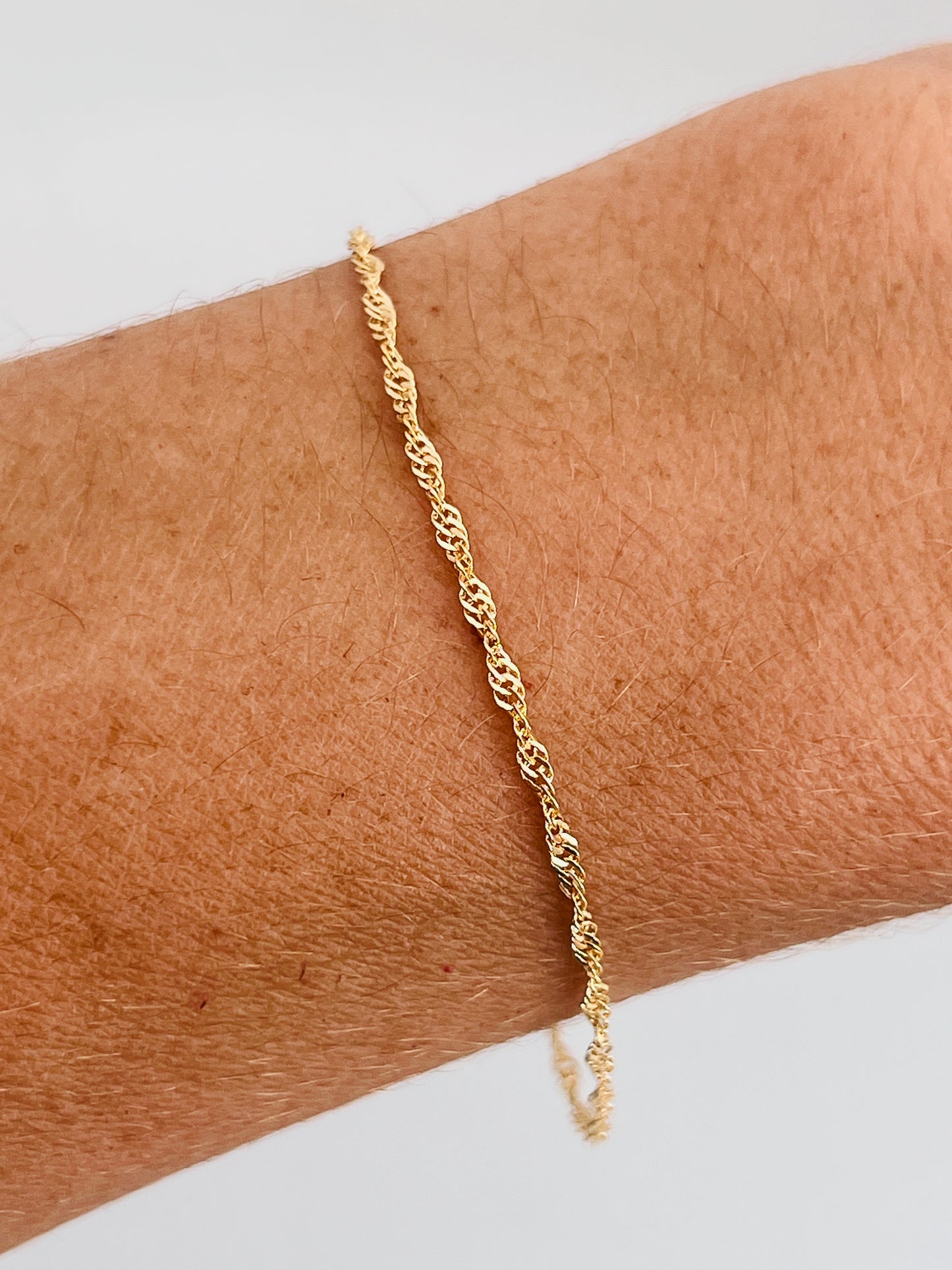 Gold Filled Singapore Bracelet