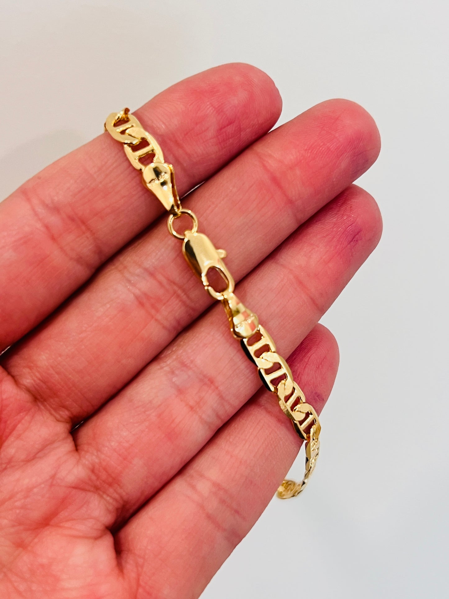 Gold Filled 4.5mm Mariner Link Bracelet