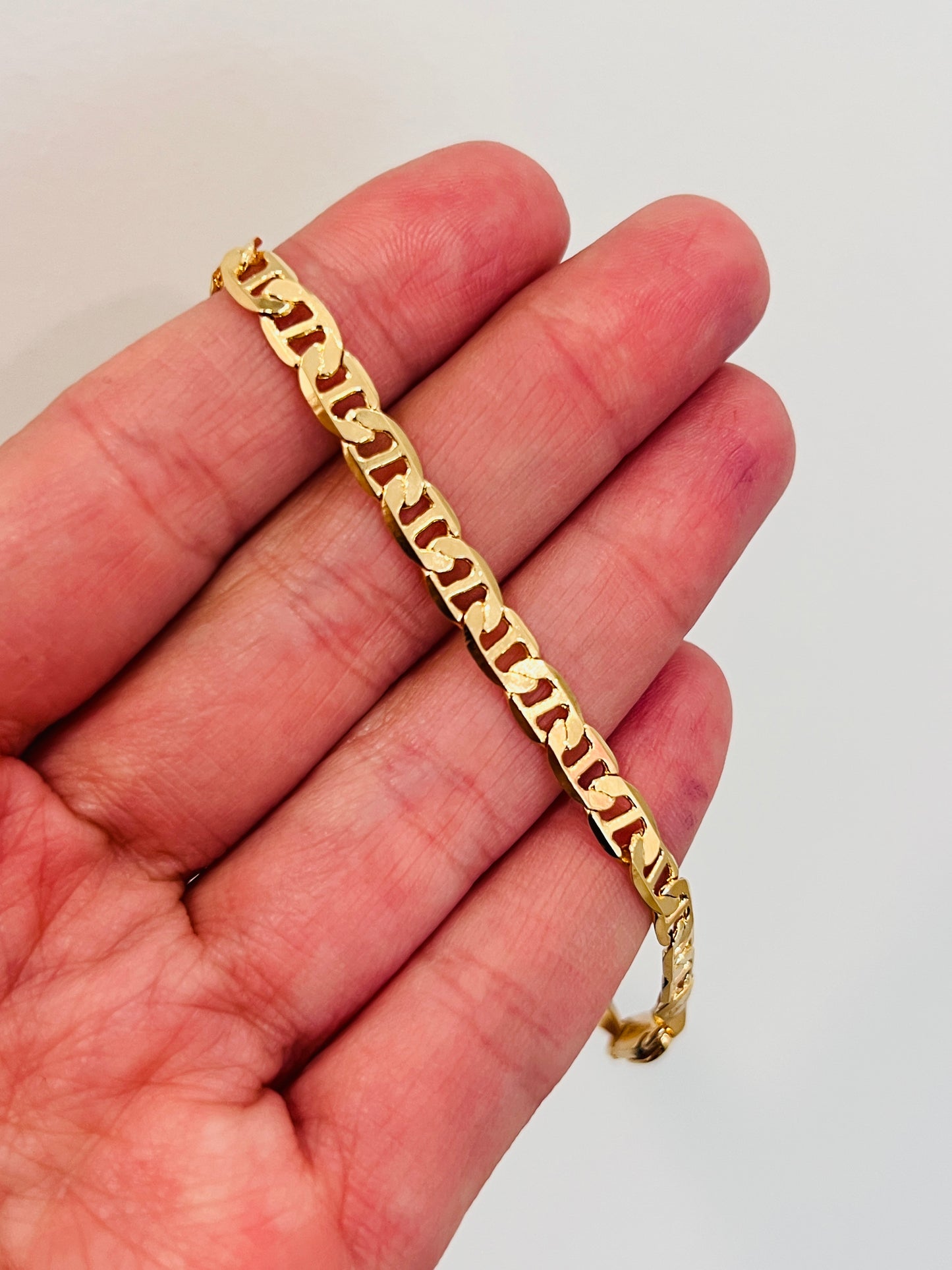 Gold Filled 4.5mm Mariner Link Bracelet