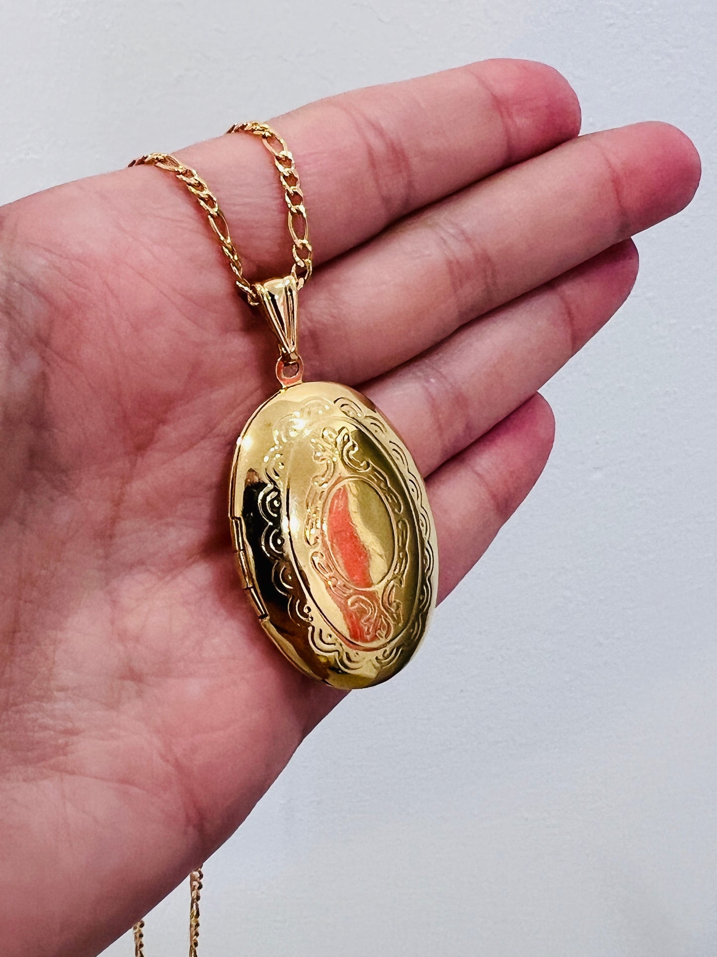 Gold Filled Locket Necklace