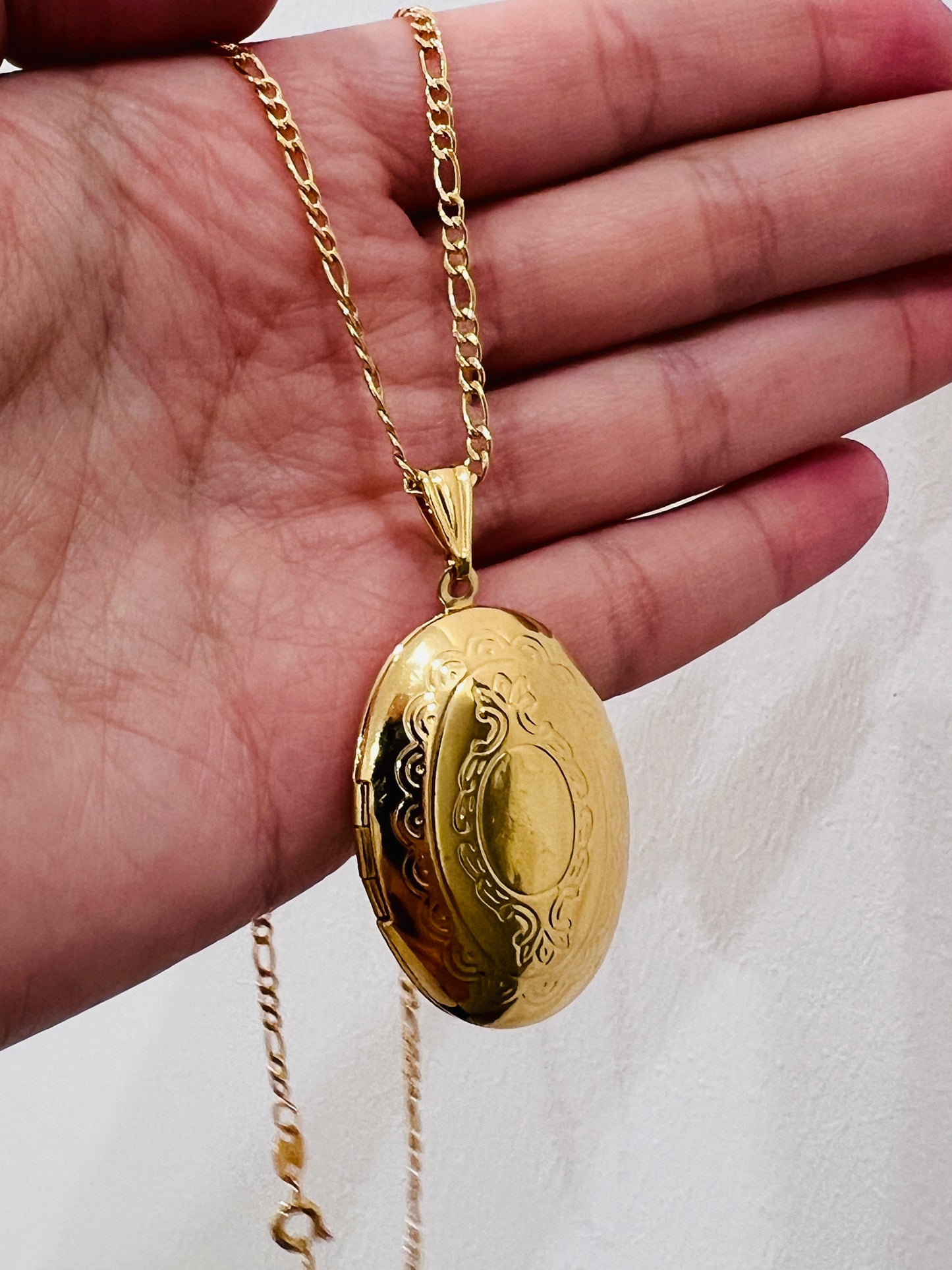 Gold Filled Locket Necklace