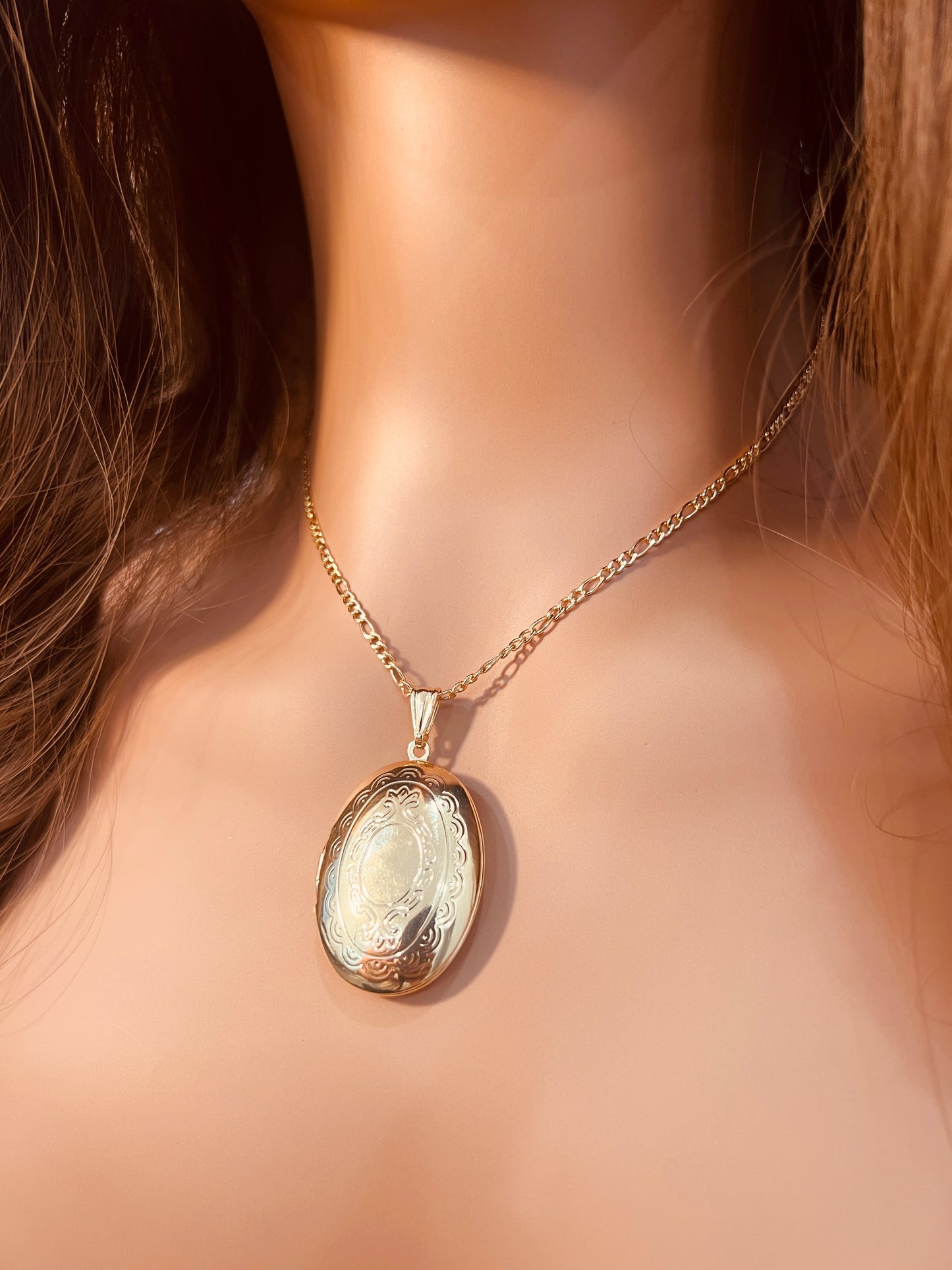 Gold Filled Locket Necklace