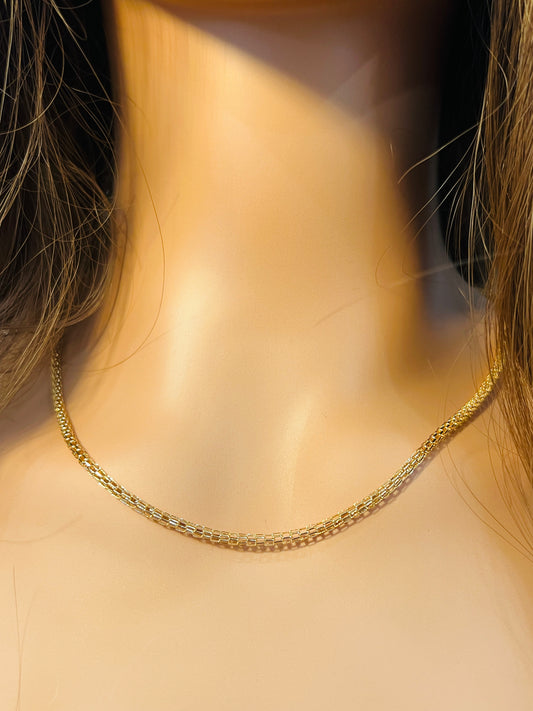 Gold Filled 2mm Mesh Necklace