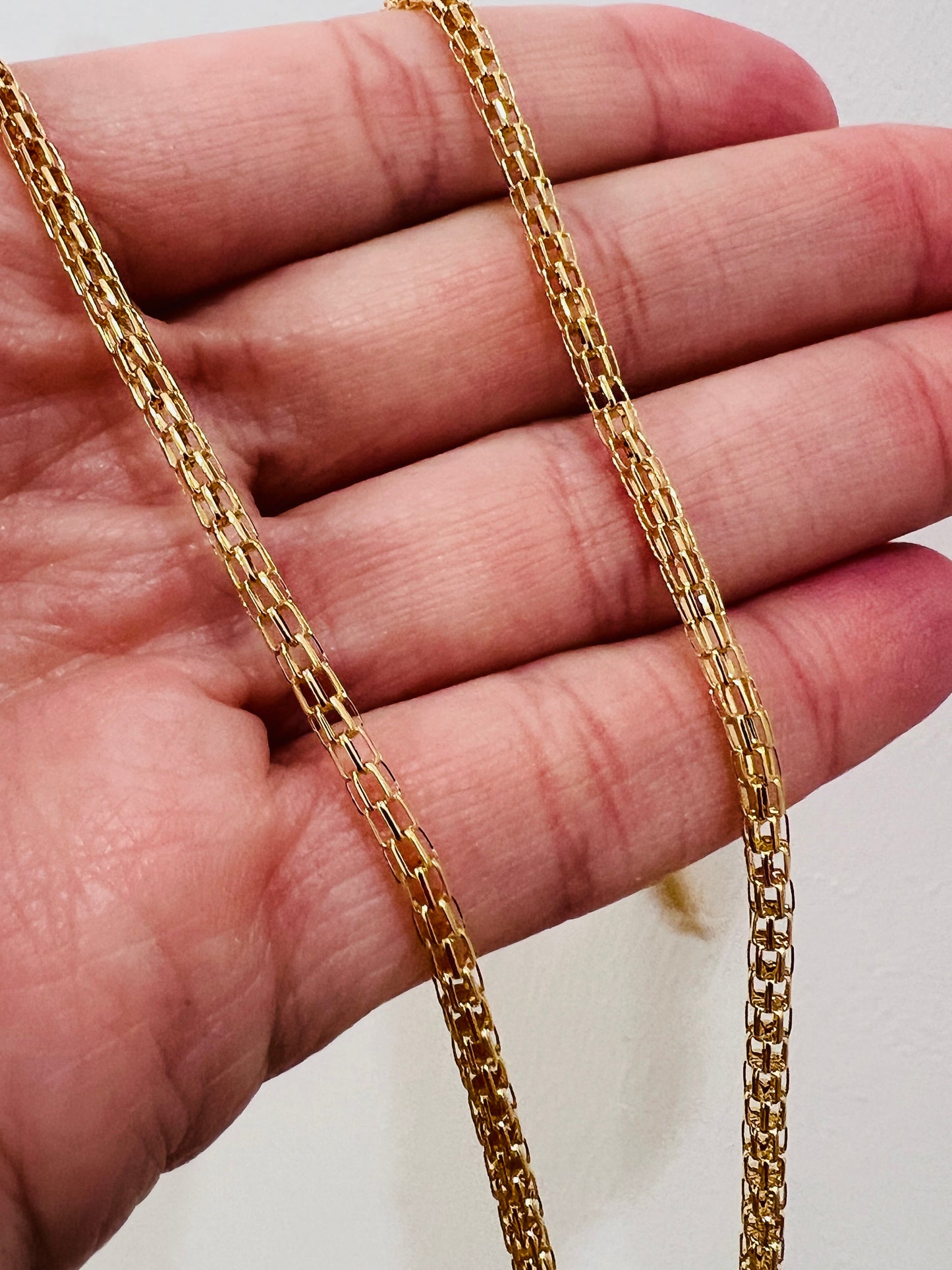 Gold Filled 2mm Mesh Necklace