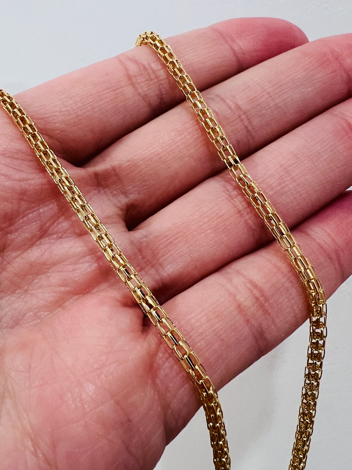 Gold Filled 2mm Mesh Necklace