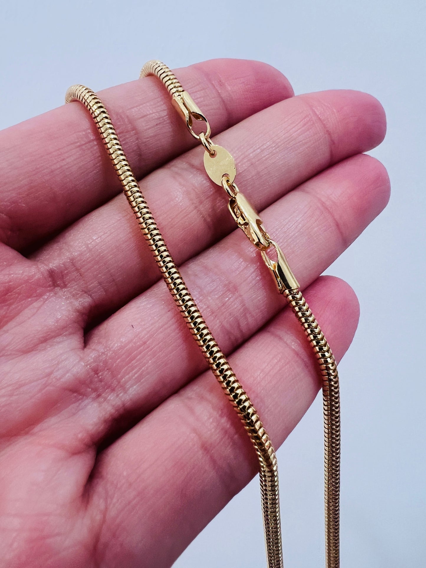 Gold Filled 2.5mm Snake Necklace