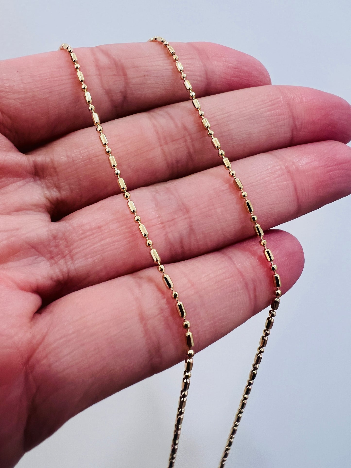 Gold Filled 1mm Ball Necklace