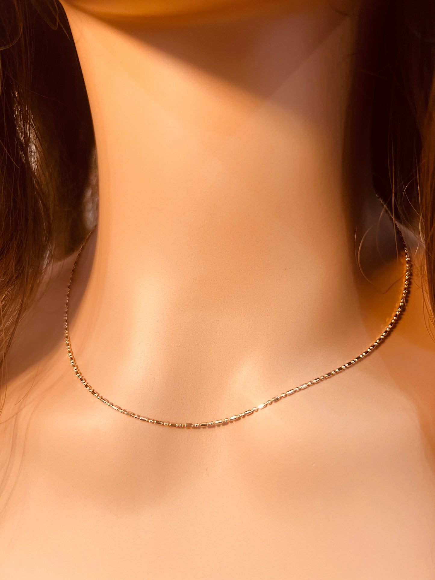 Gold Filled 1mm Ball Necklace