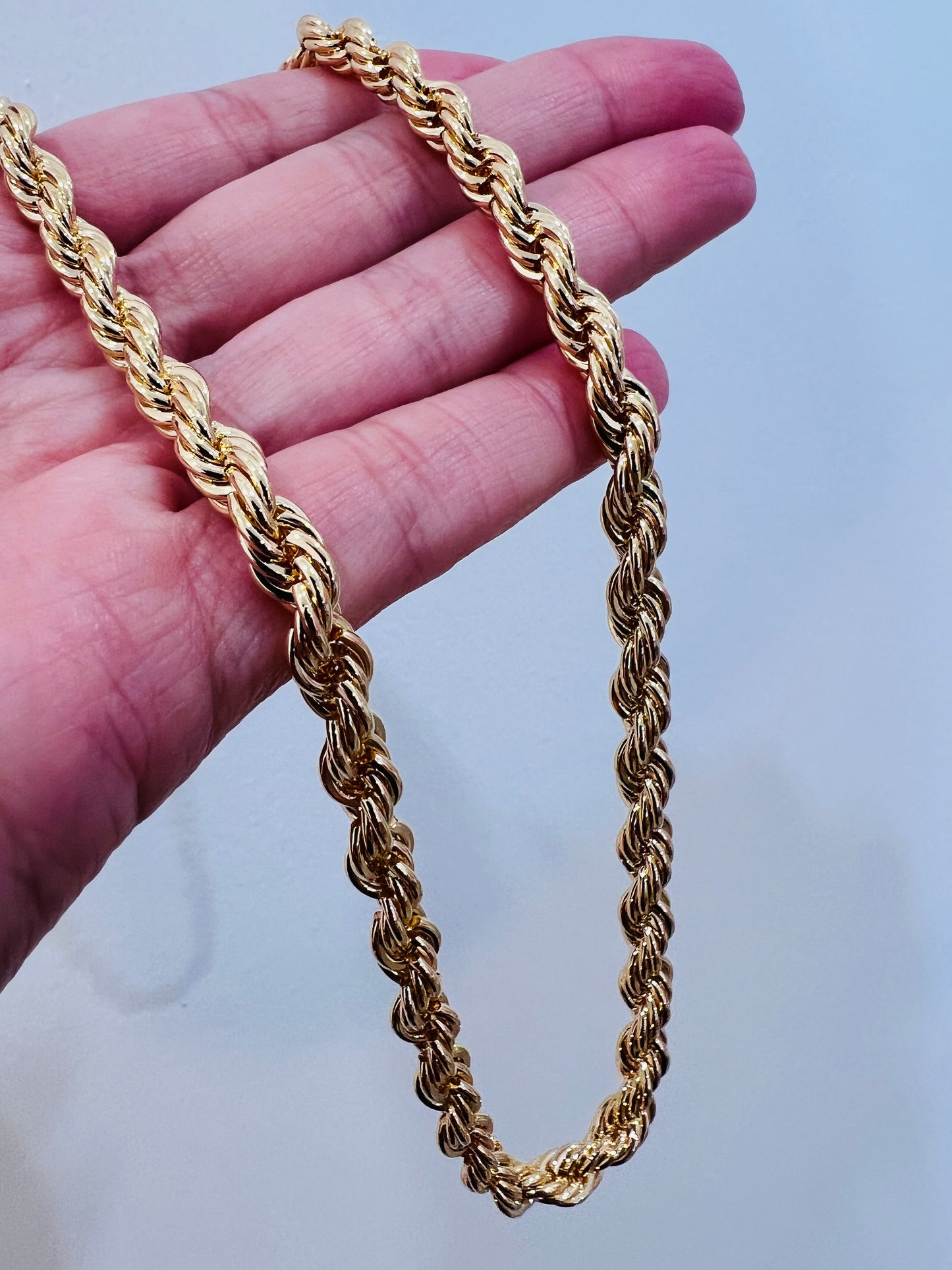 Gold Filled 6mm Rope Necklace