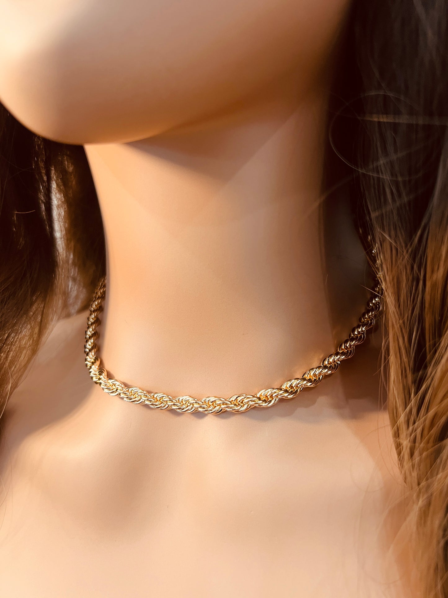 Gold Filled 6mm Rope Necklace