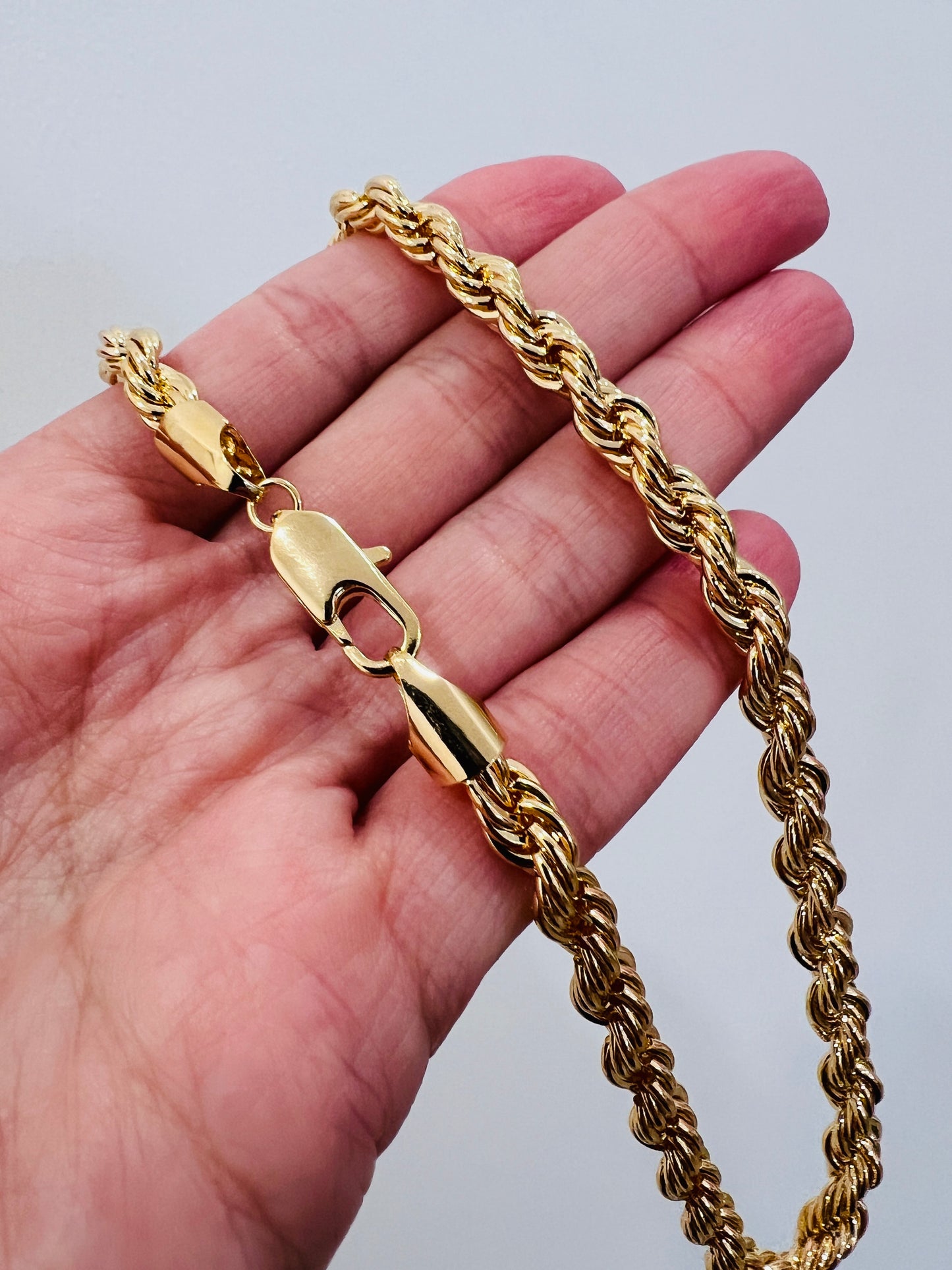 Gold Filled 6mm Rope Necklace