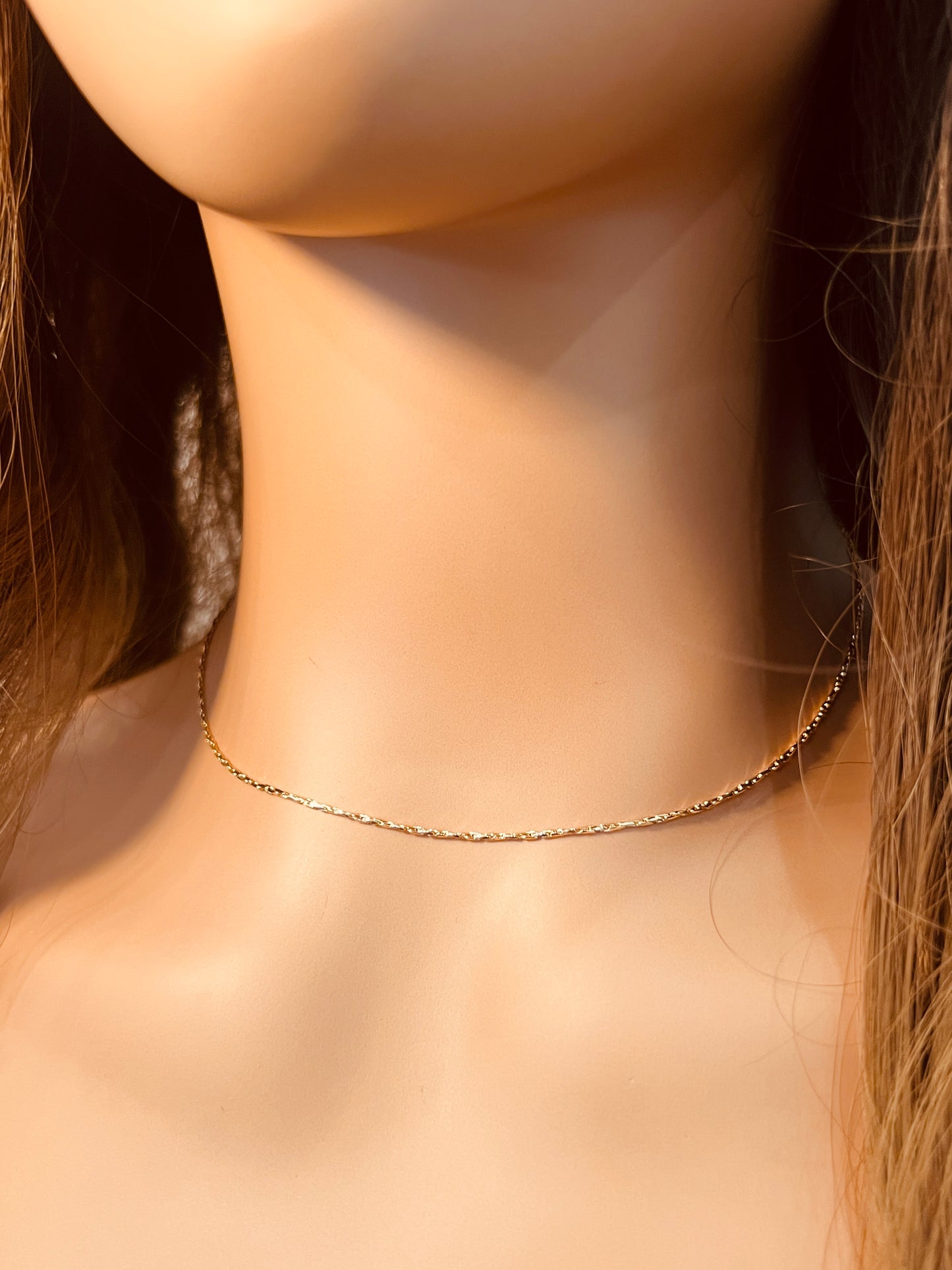 Gold Filled 0.5mm Link Necklace