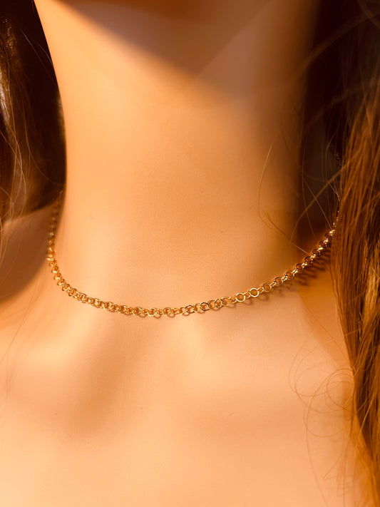 Gold Filled 2mm Cable Link Necklace