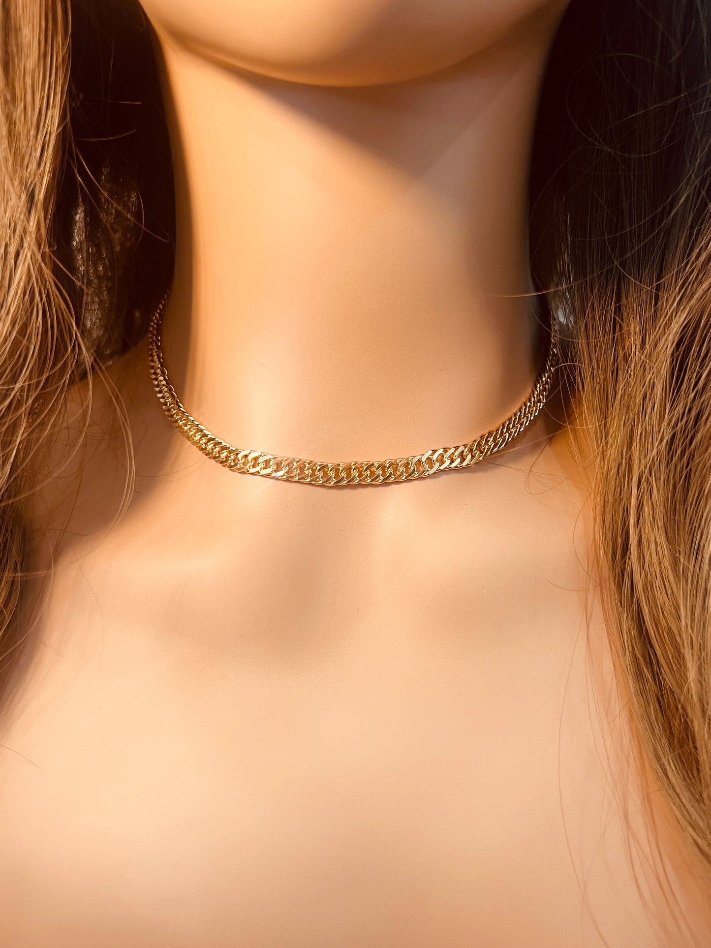 Gold Filled 5mm Omega Neckalce