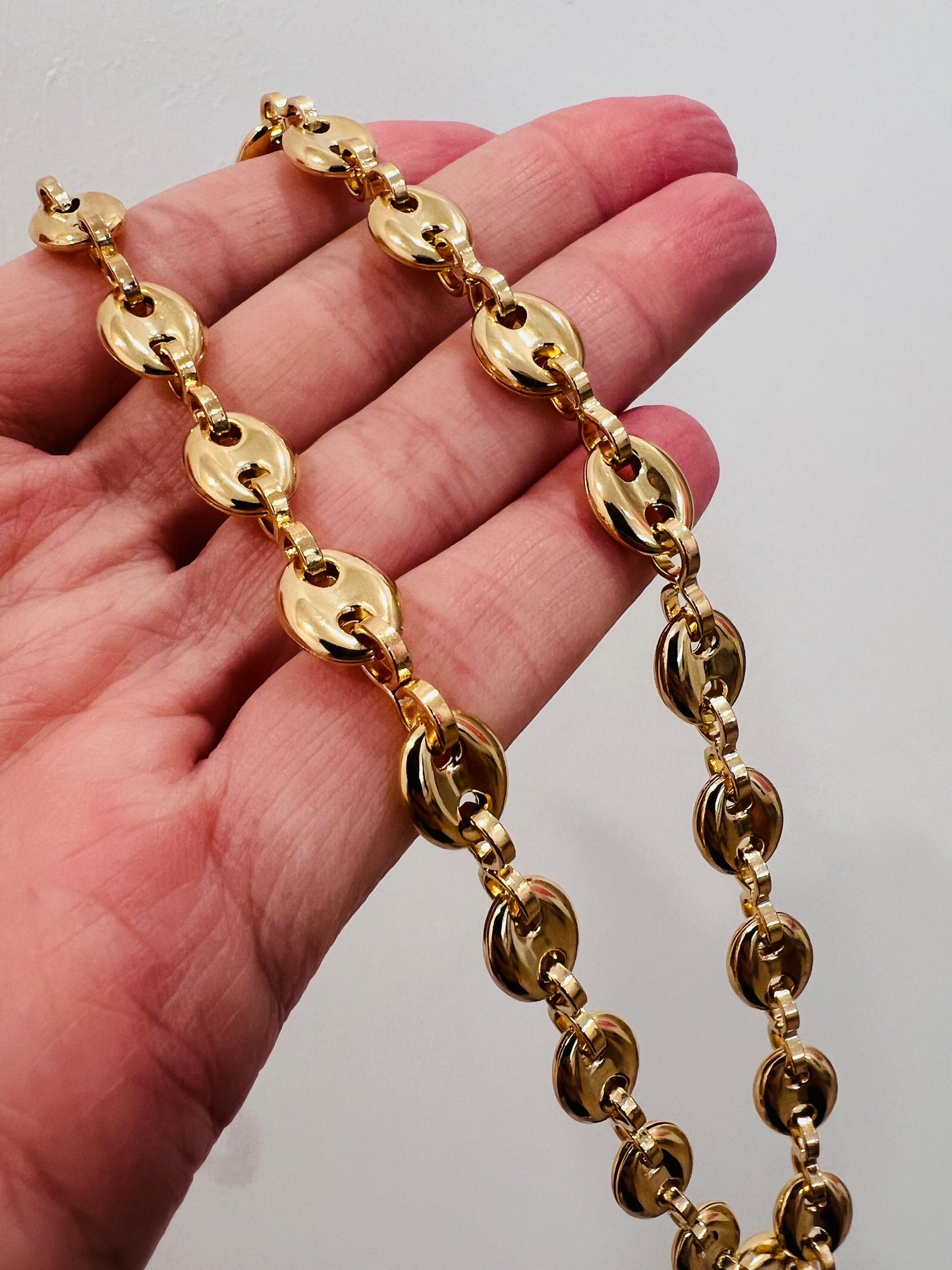 Gold Filled 7mm Puff Necklace