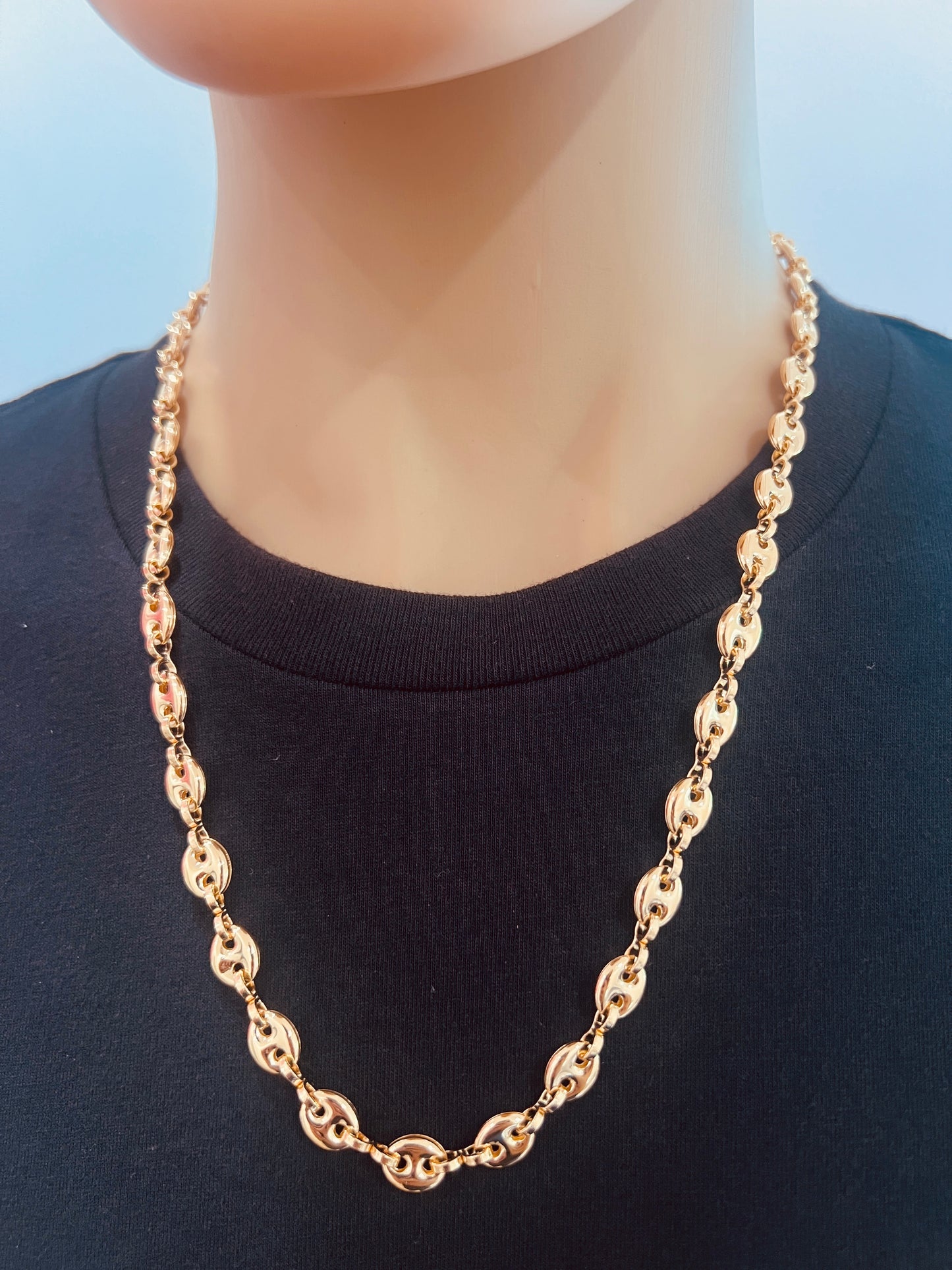 Gold Filled 7mm Puff Chain