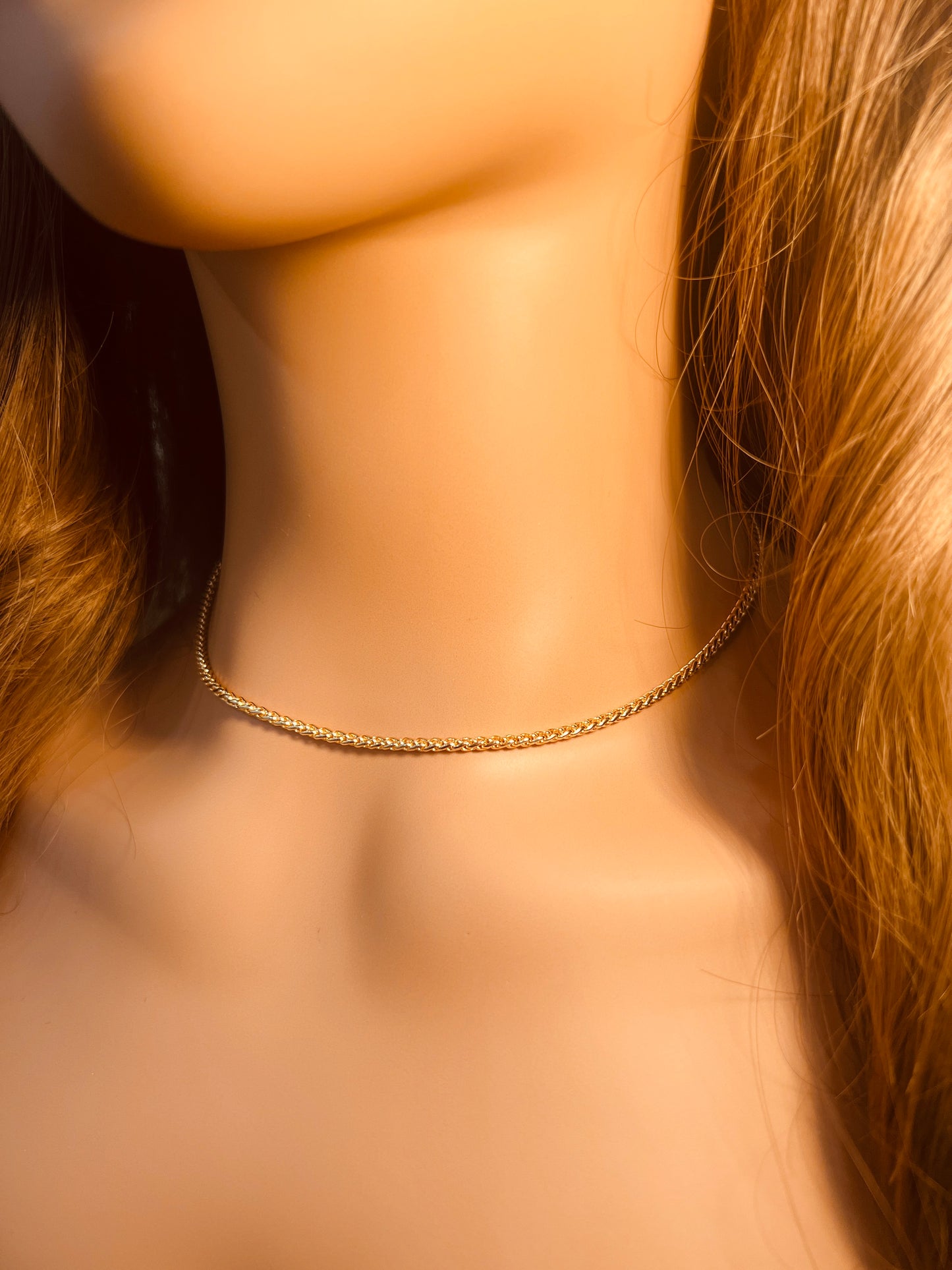 Gold Filled 2.5mm Spiga Necklace