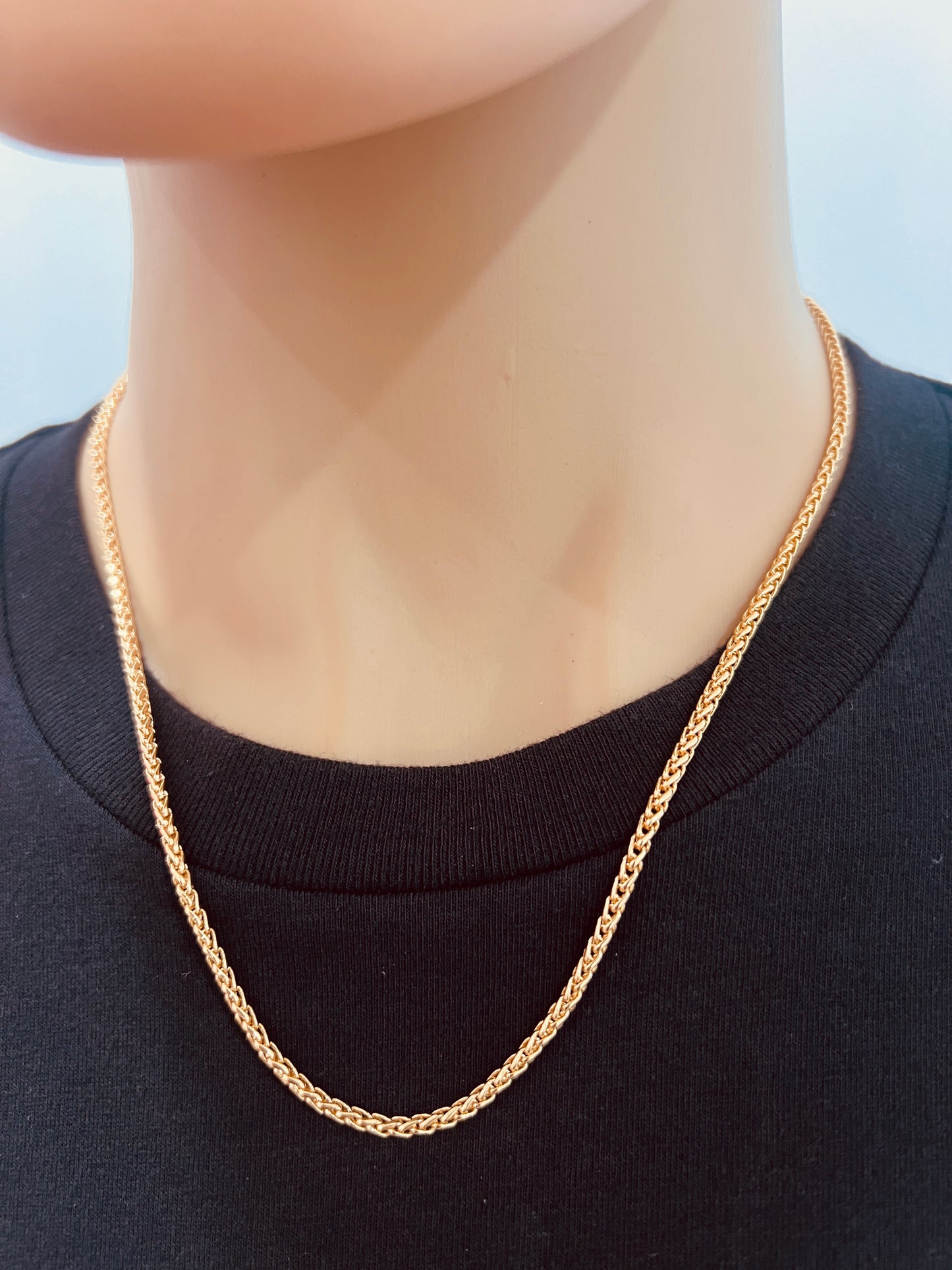 Gold Filled 2.5mm Spiga Chain