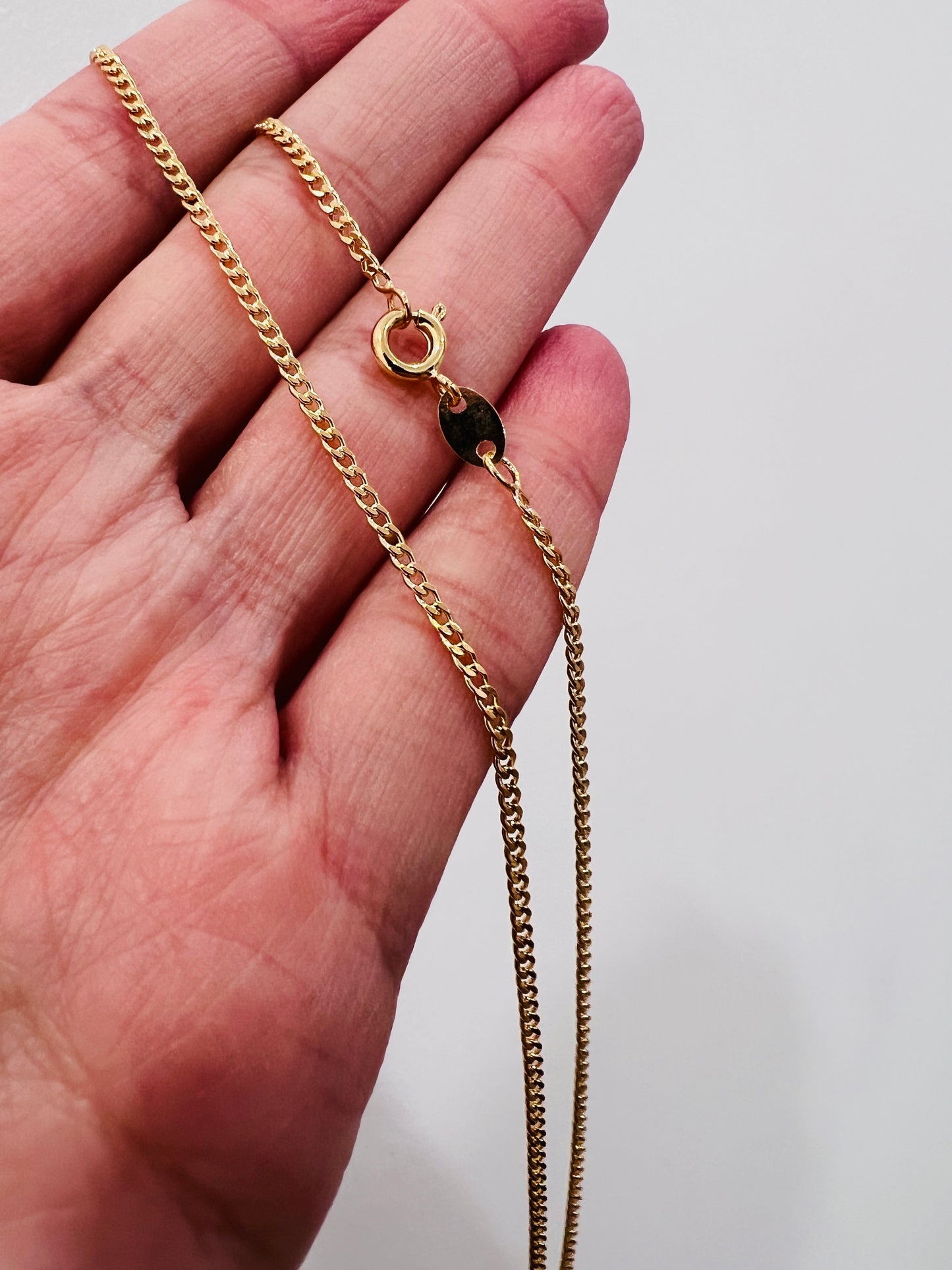 Gold Filled 1.5mm Curb Necklace