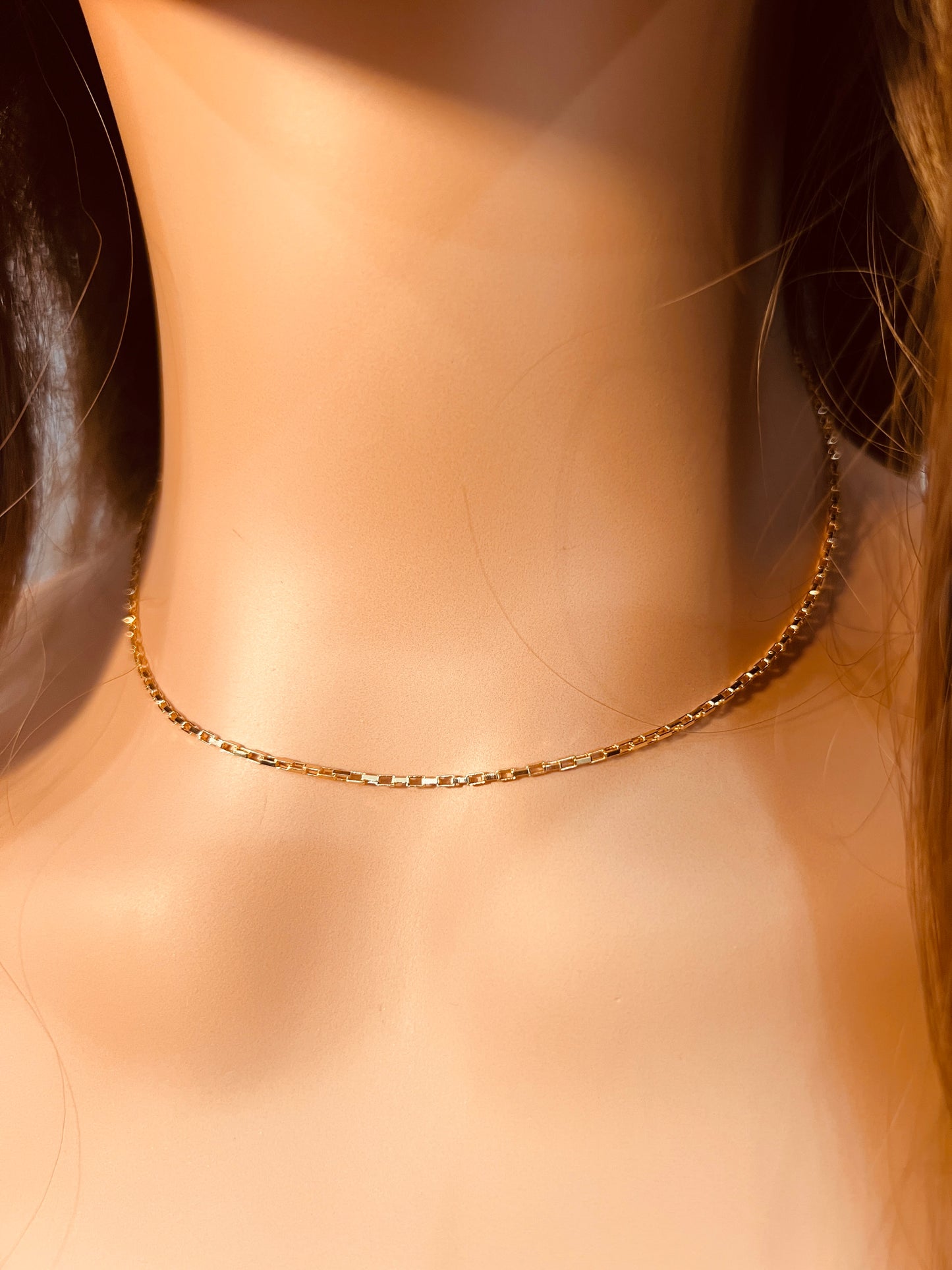 Gold Filled 0.5mm Paperclip Necklace