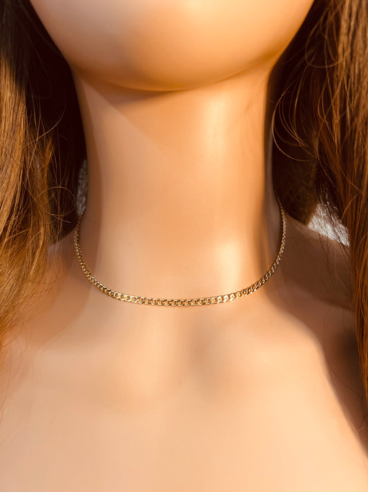 Gold Filled 2.5mm Curb Necklace