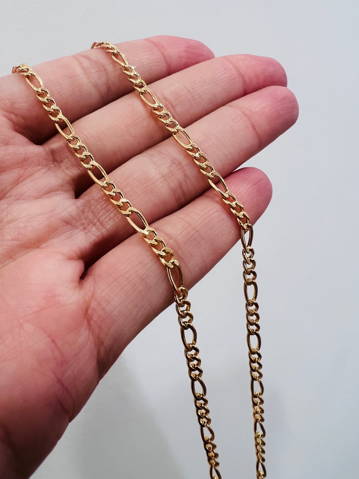 Gold Filled 2.5mm Figaro Necklace