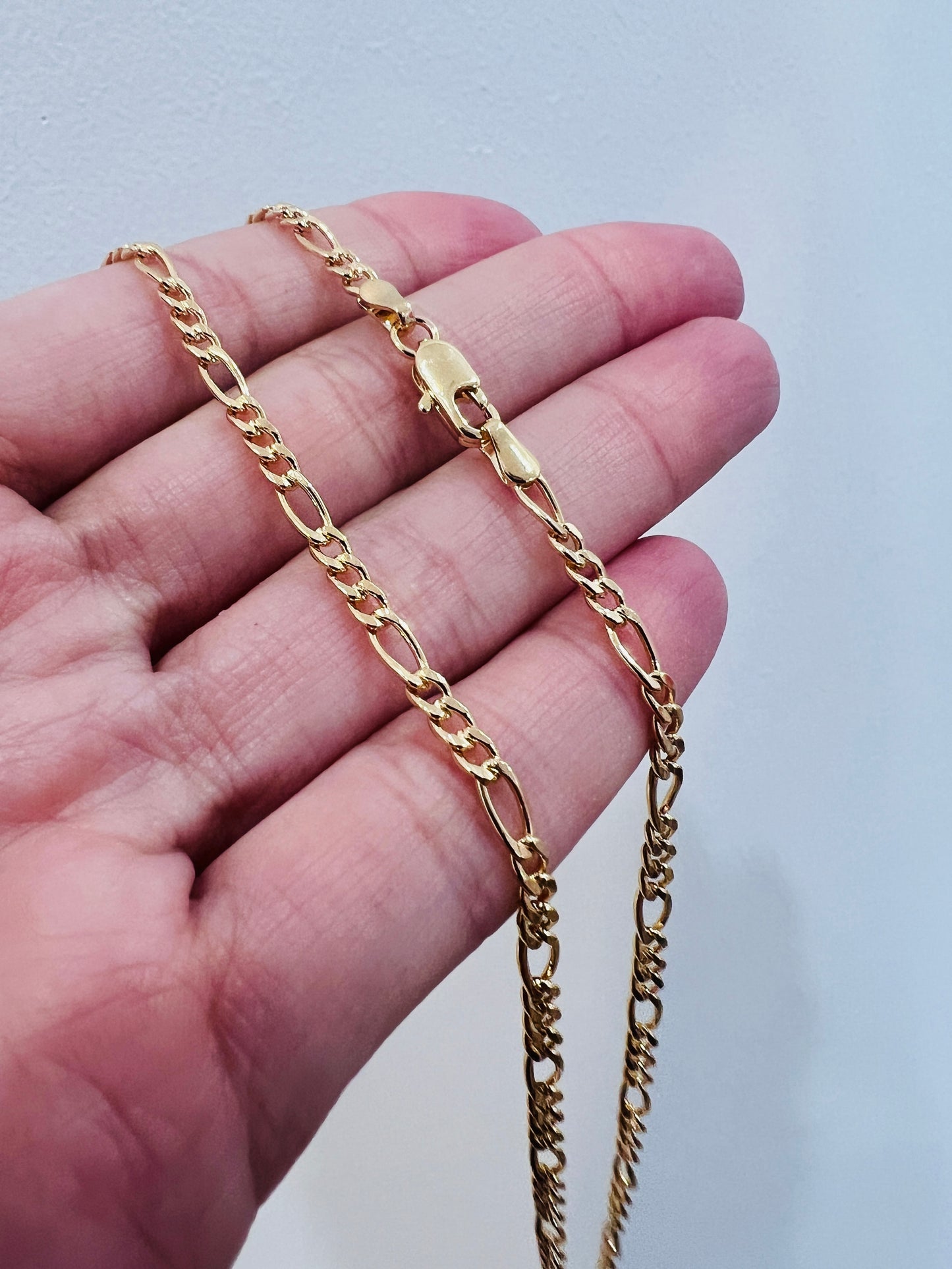 Gold Filled 2.5mm Figaro Necklace