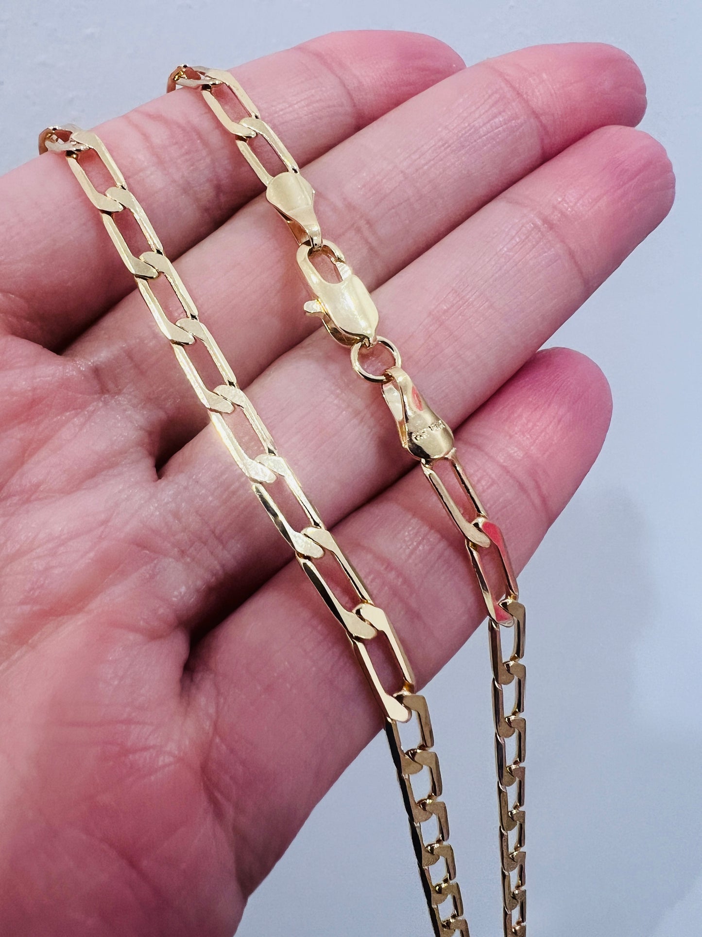 Gold Filled 3mm Curb Necklace