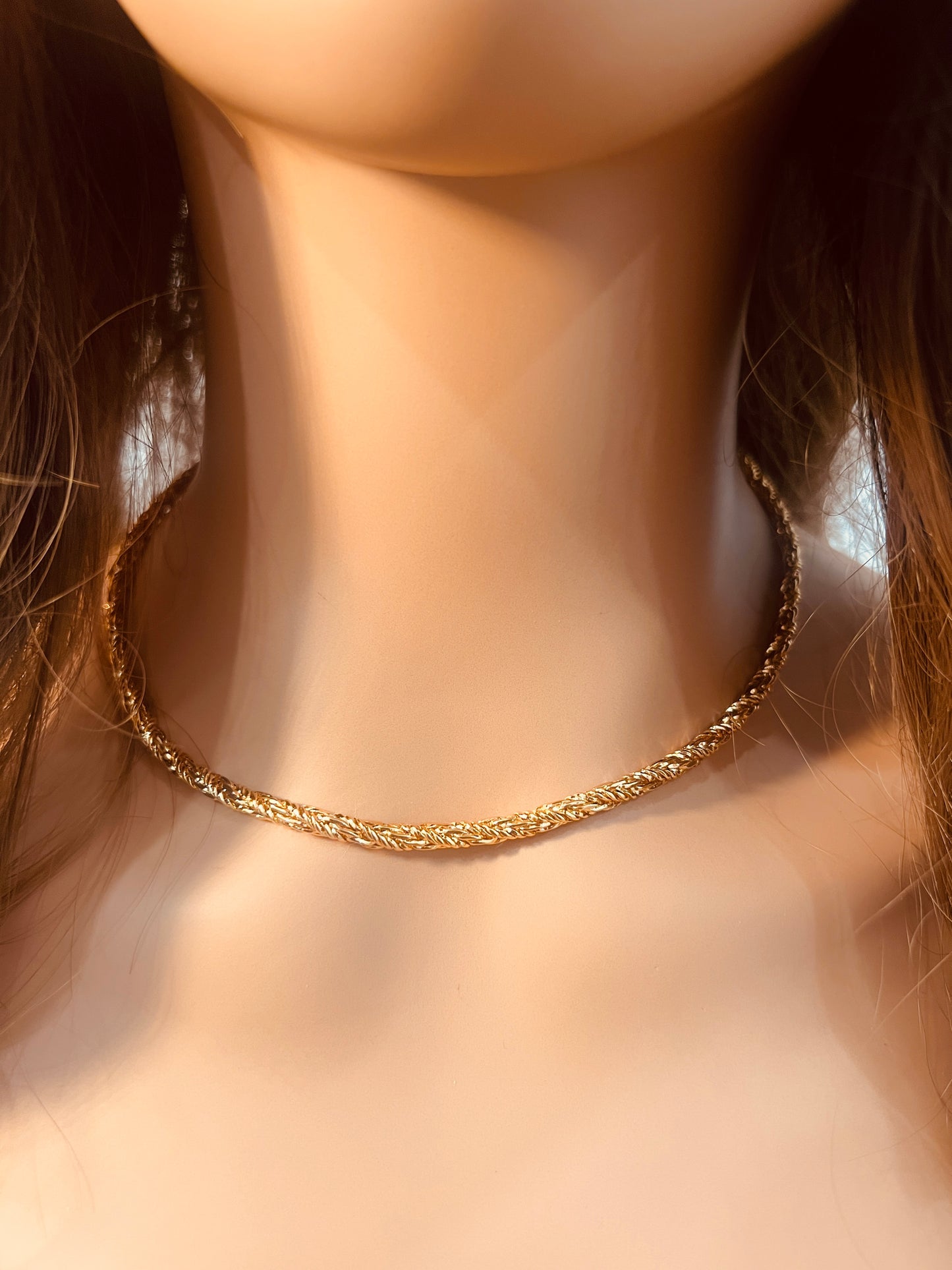 Gold Filled 4mm Wheat Necklace