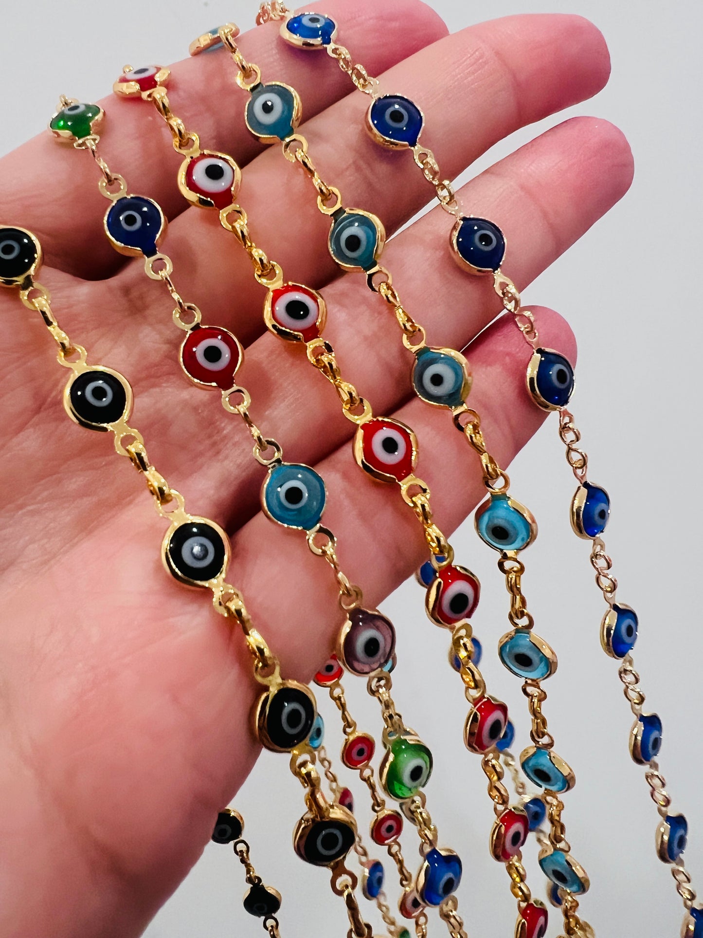 Gold Filled Evil Eye Necklace