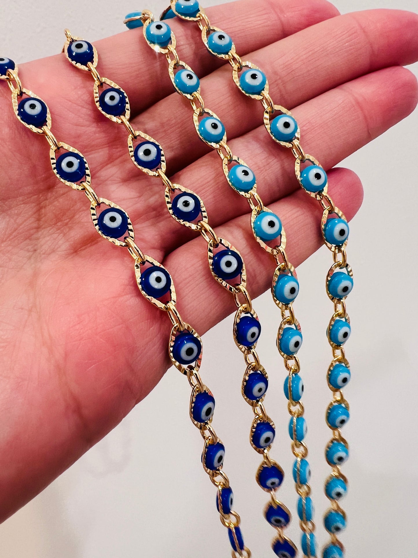 Gold Filled Evil Eye Necklace