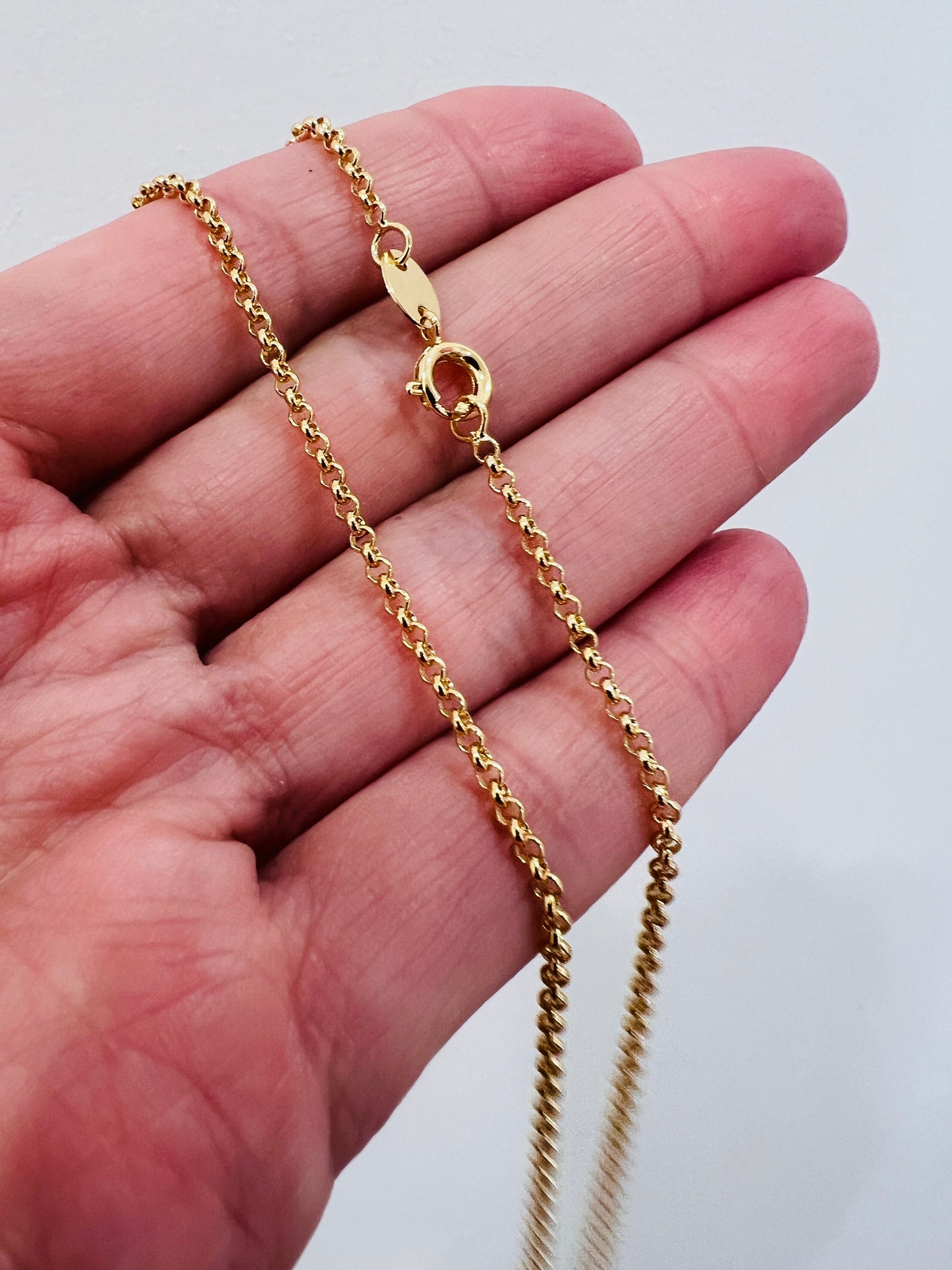 Gold Filled 1.5mm Rolo Necklace