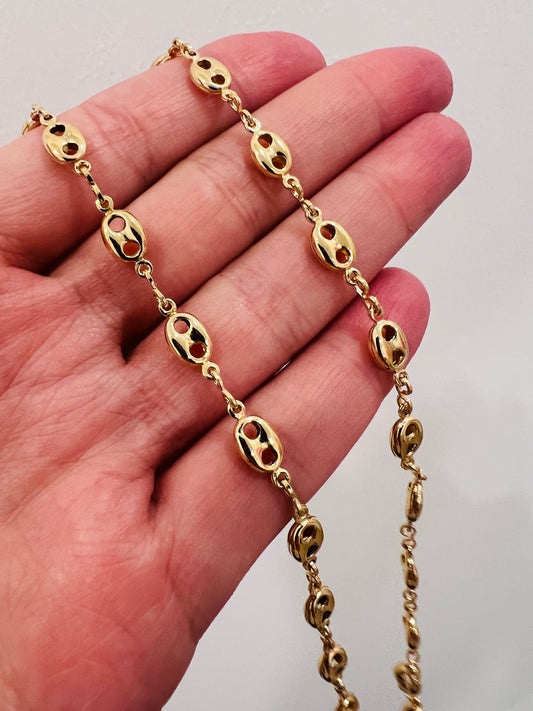 Gold Filled 5mm Puff Chain