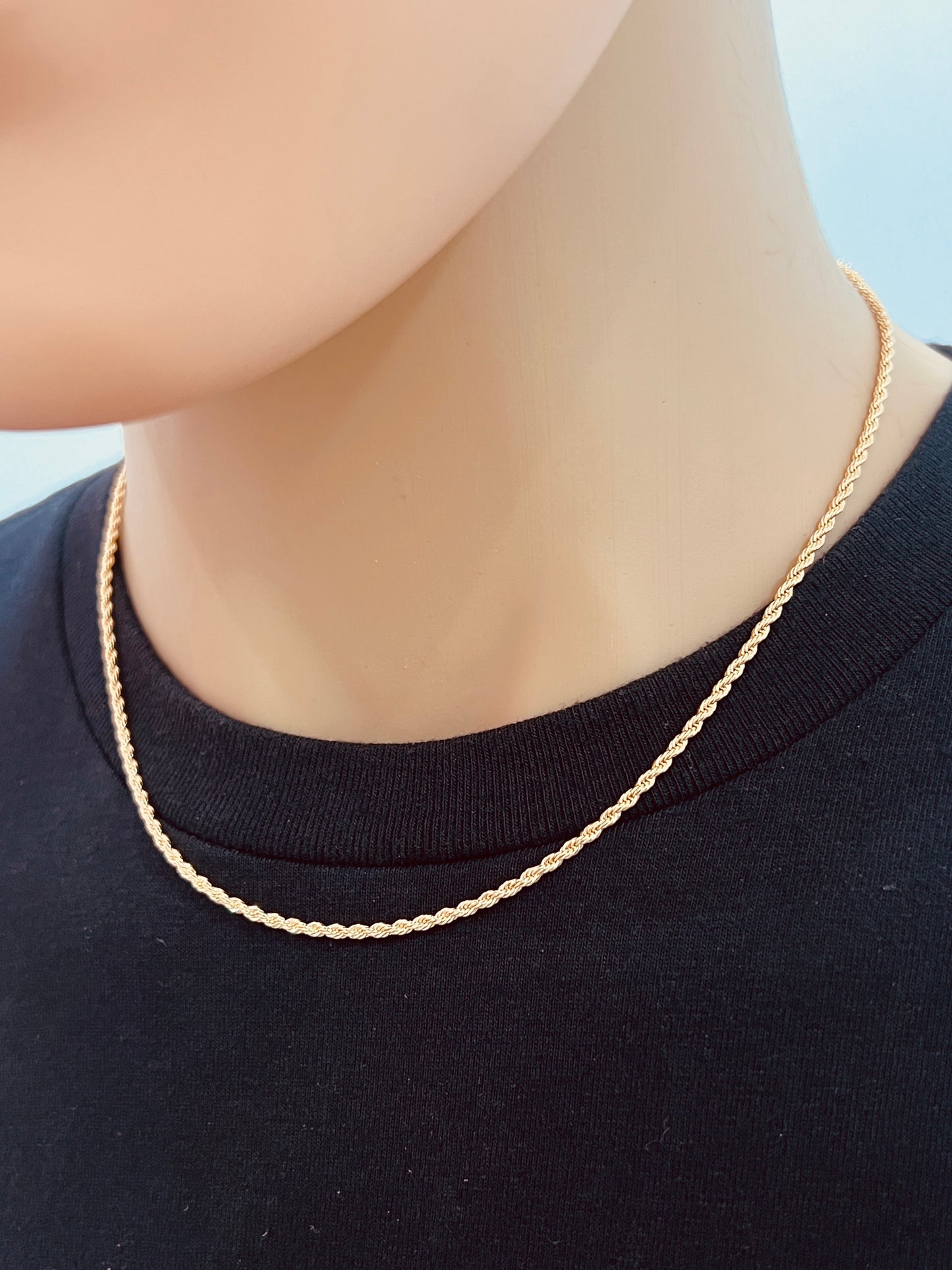 Gold Filled 1.5mm Rope Chain