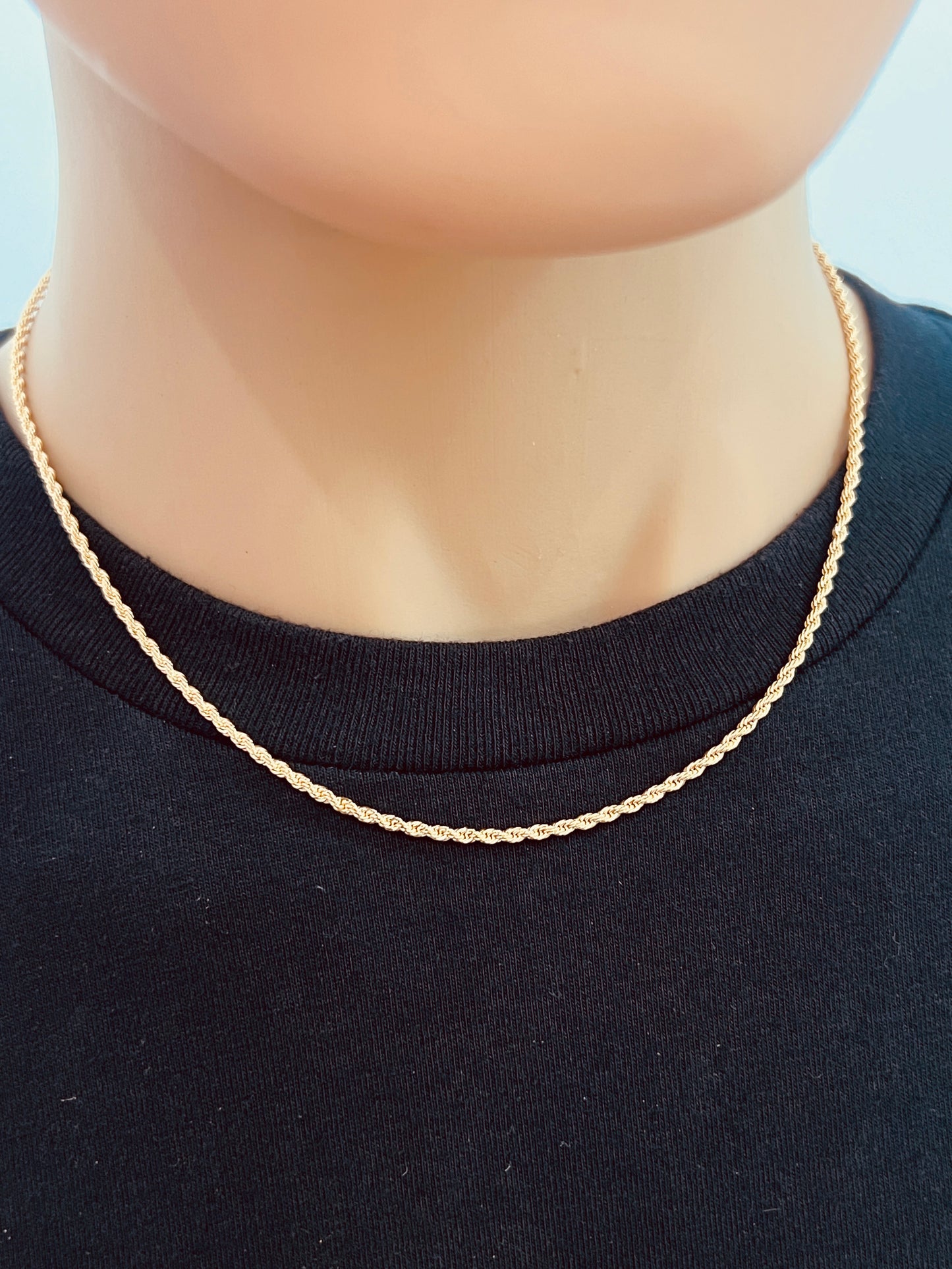 Gold Filled 1.5mm Rope Chain