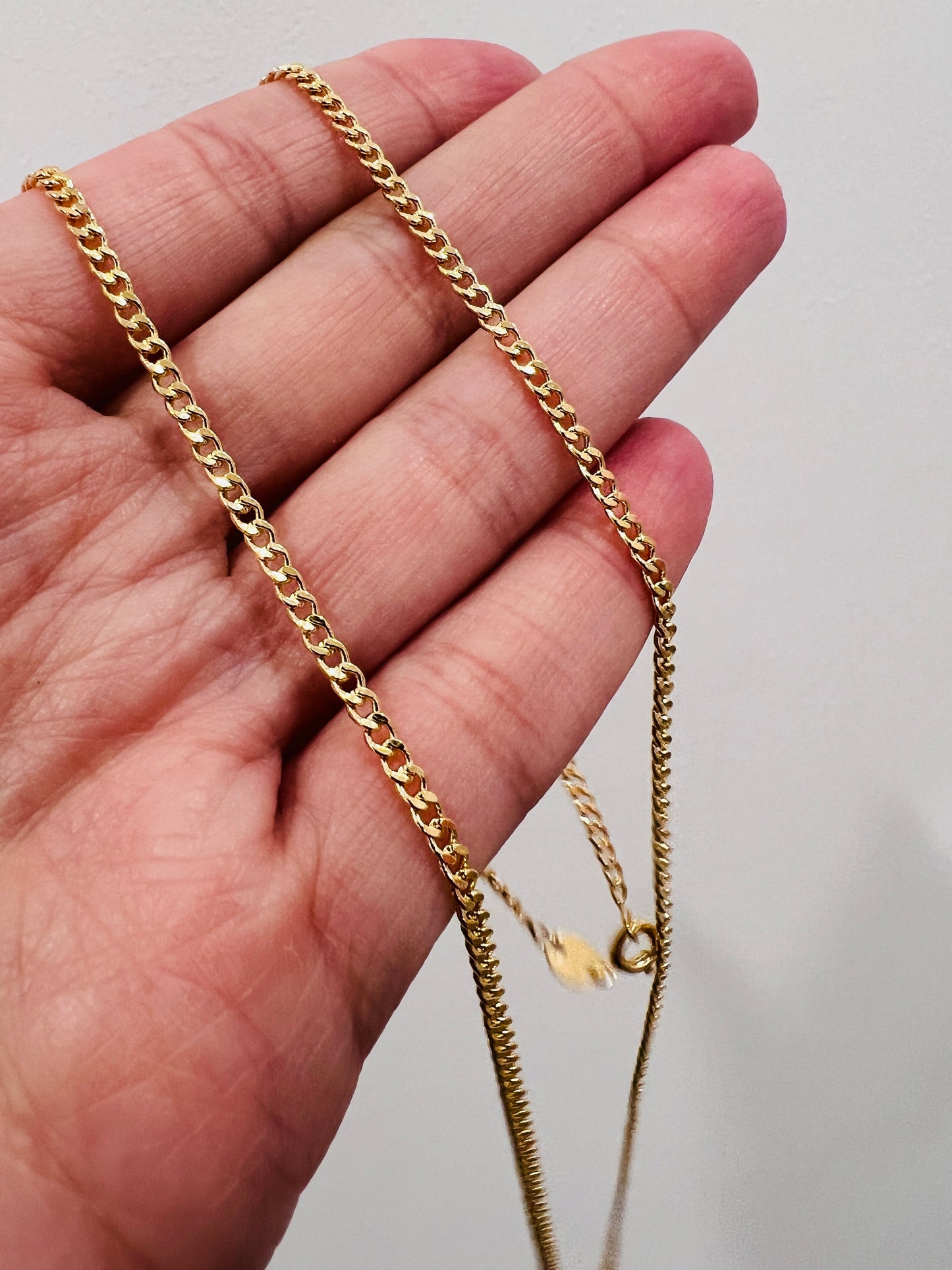 Gold Filled 2mm Curb Necklace