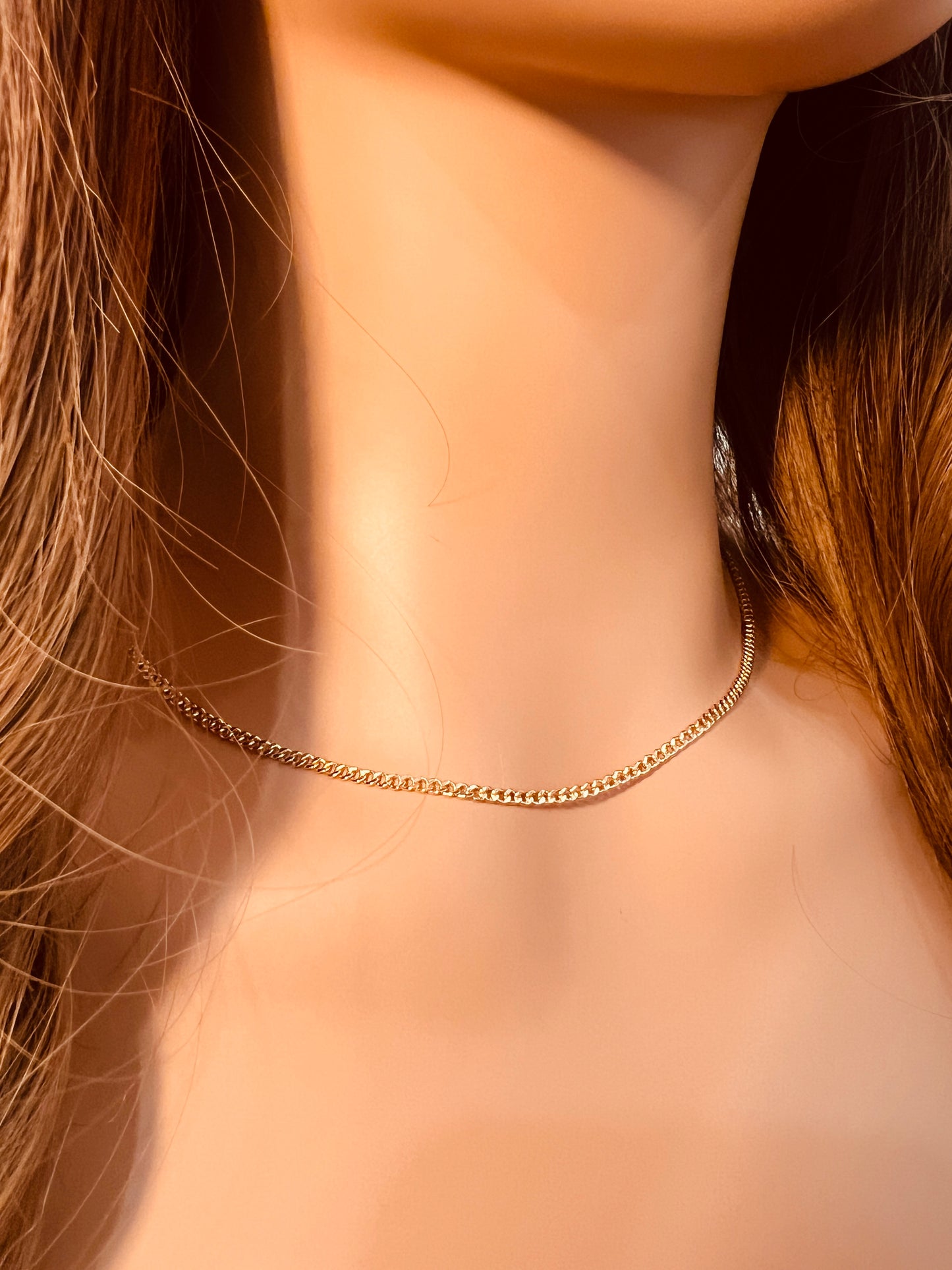 Gold Filled 2mm Curb Necklace