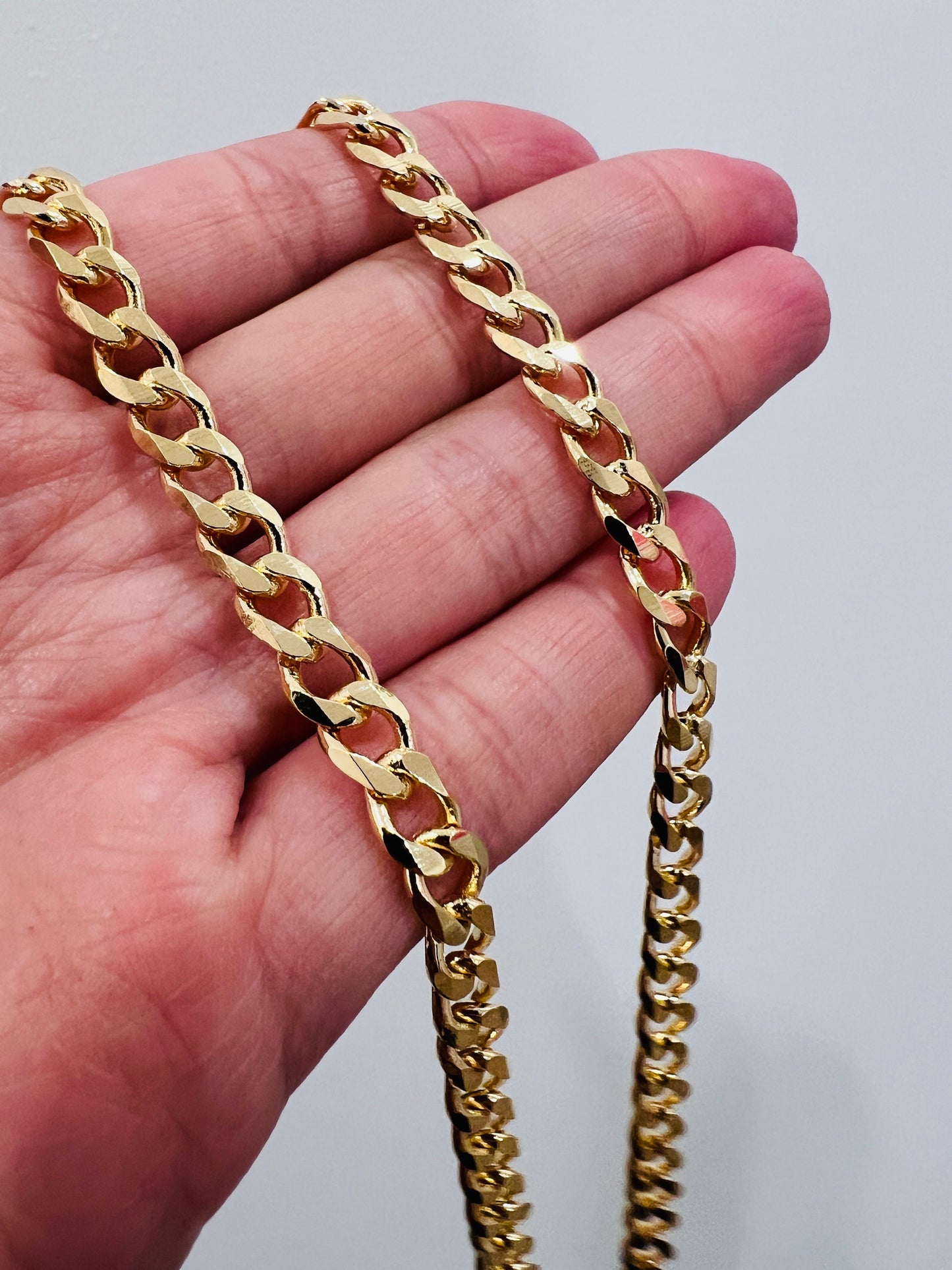 Gold Filled 6mm Curb Chain