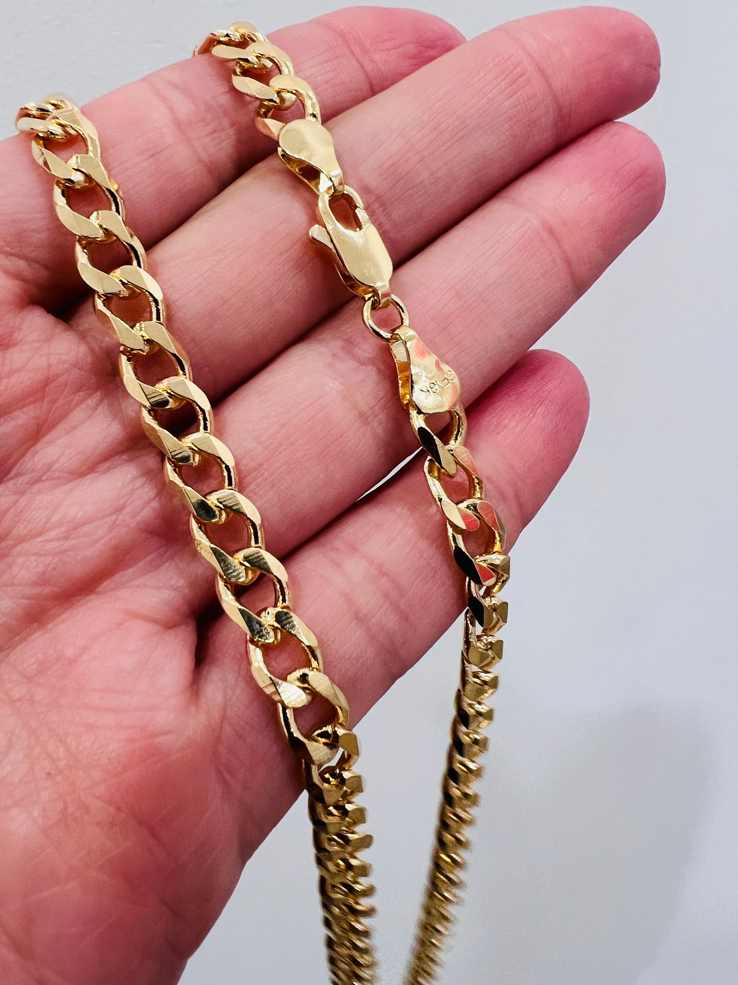 Gold Filled 6mm Curb Chain