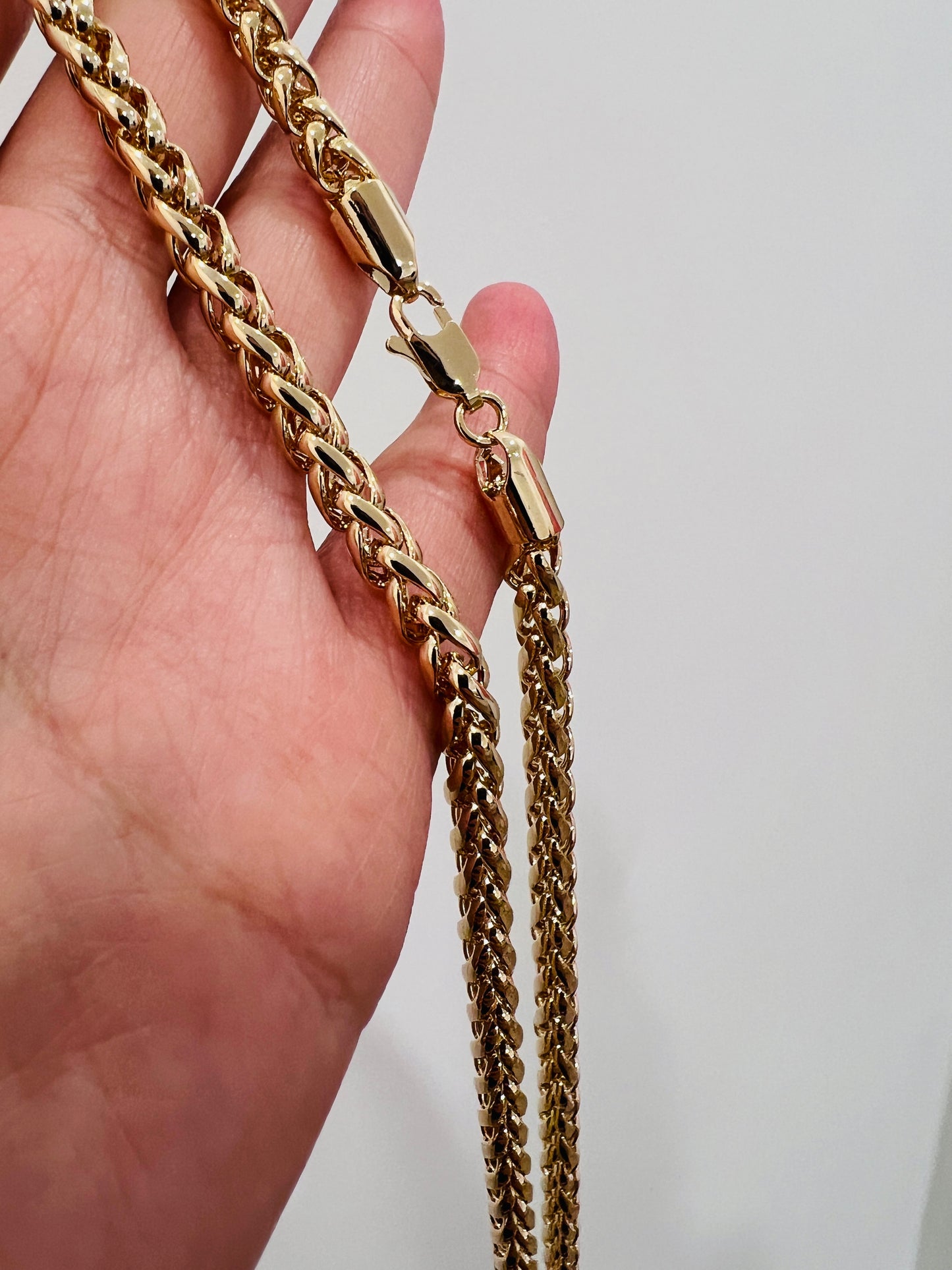 Gold Filled 5mm Wheat Necklace