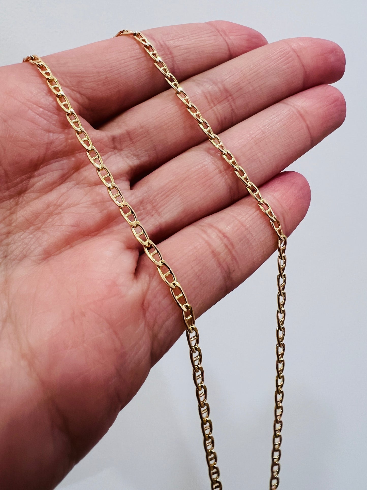 Gold Filled 1.5mm Mariner Link Chain