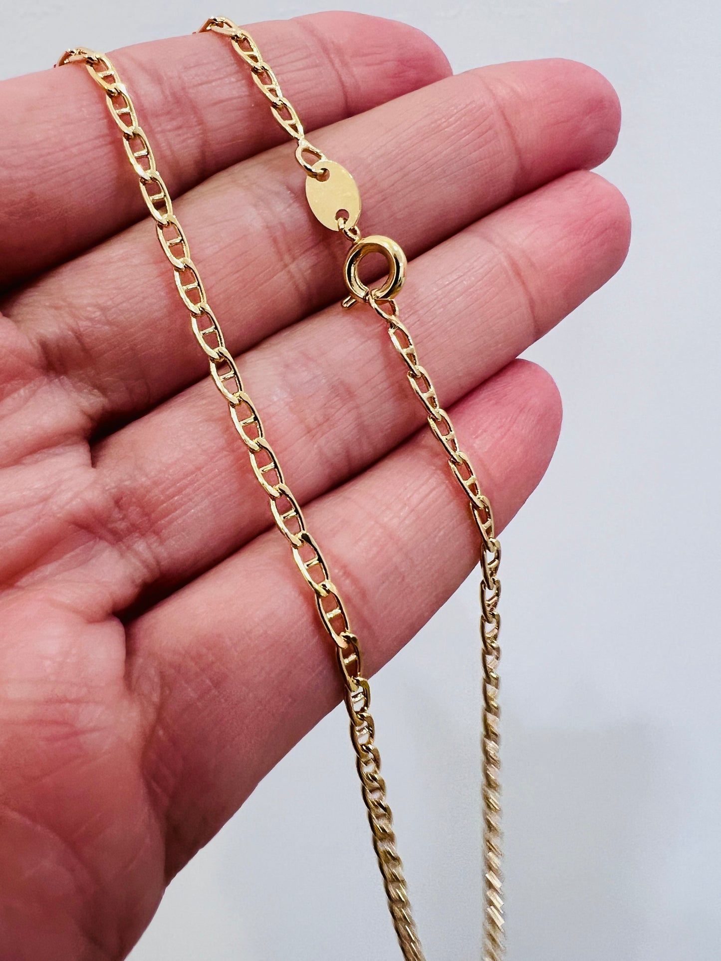 Gold Filled 1.5mm Mariner Link Chain