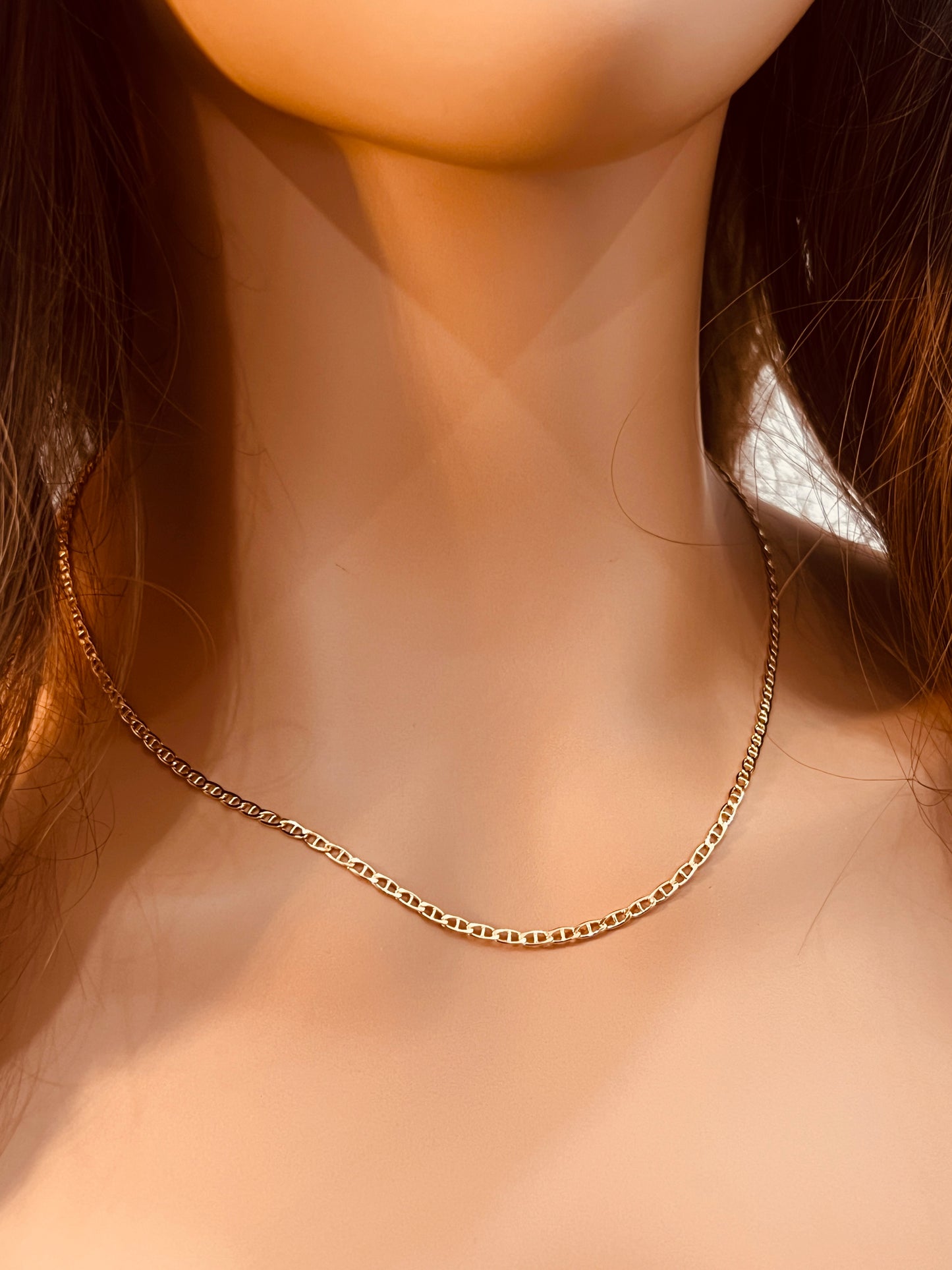 Gold Filled 1.5mm Mariner Necklace