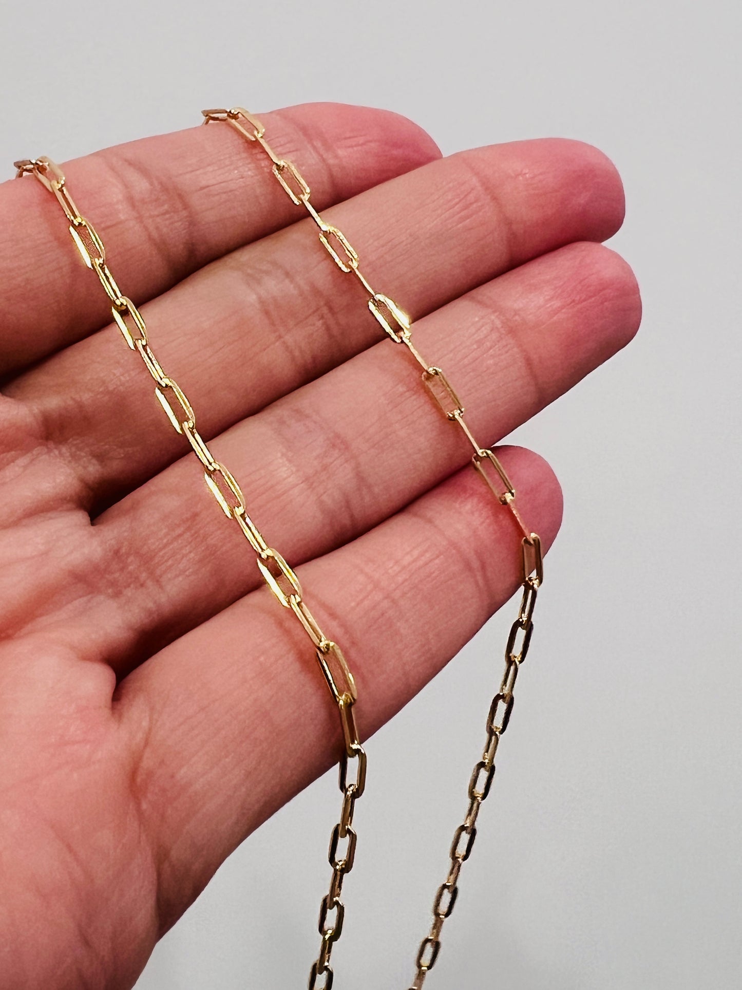 Gold Filled 1.2mm Paperclip Chain