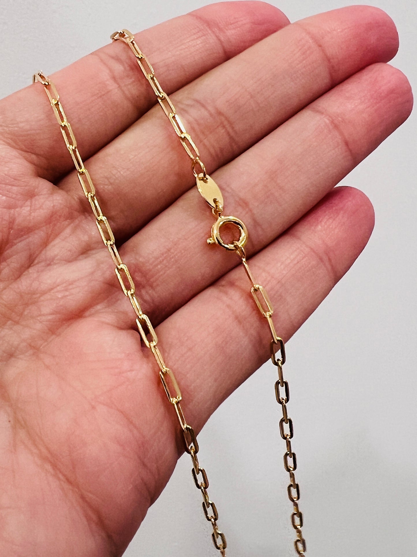 Gold Filled 1.2mm Paperclip Chain