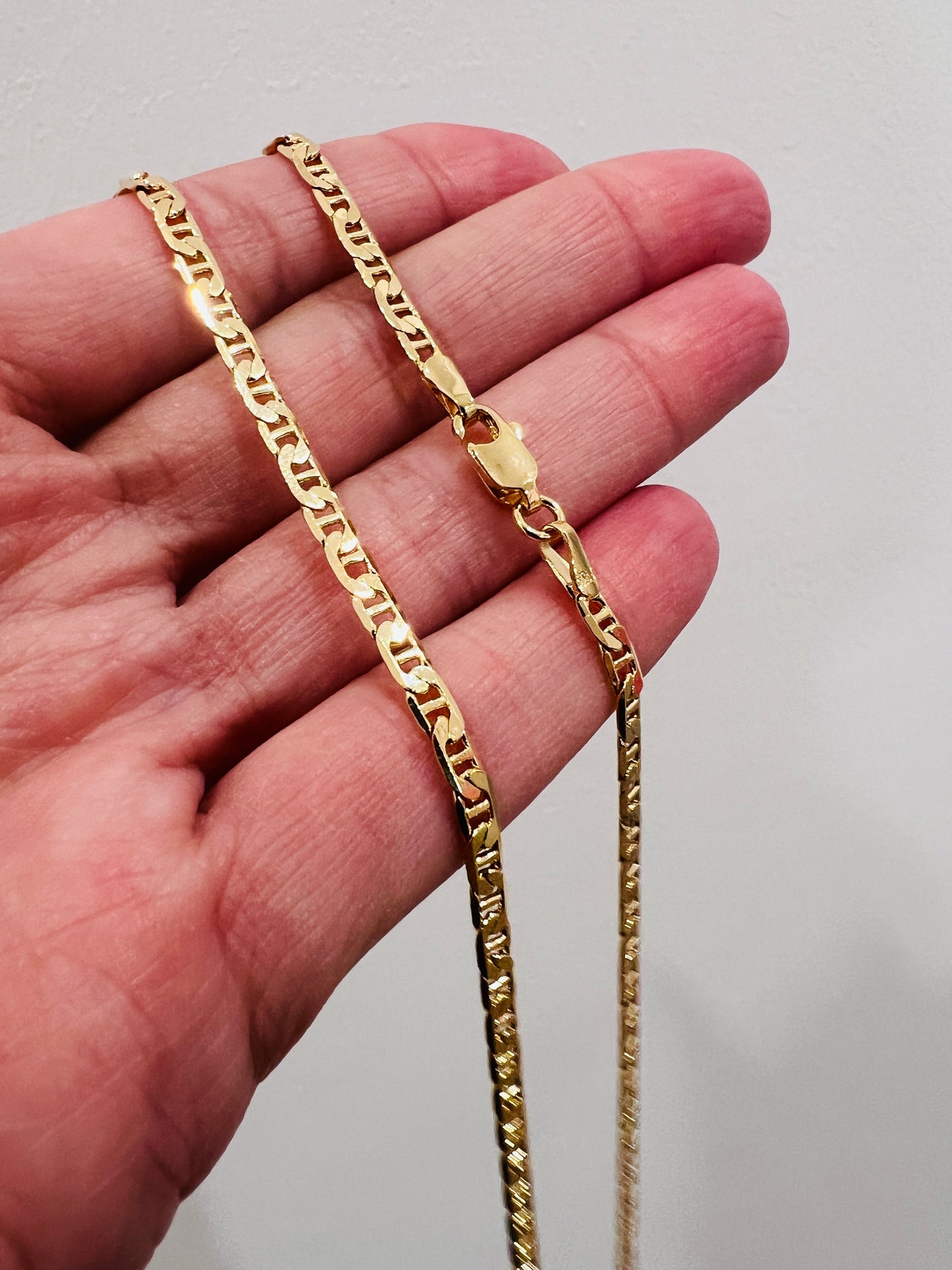 Gold Filled 2.5mm Mariner Chain