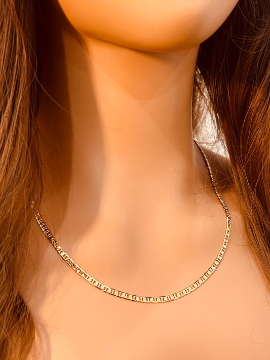 Gold Filled 2.5mm Mariner Necklace