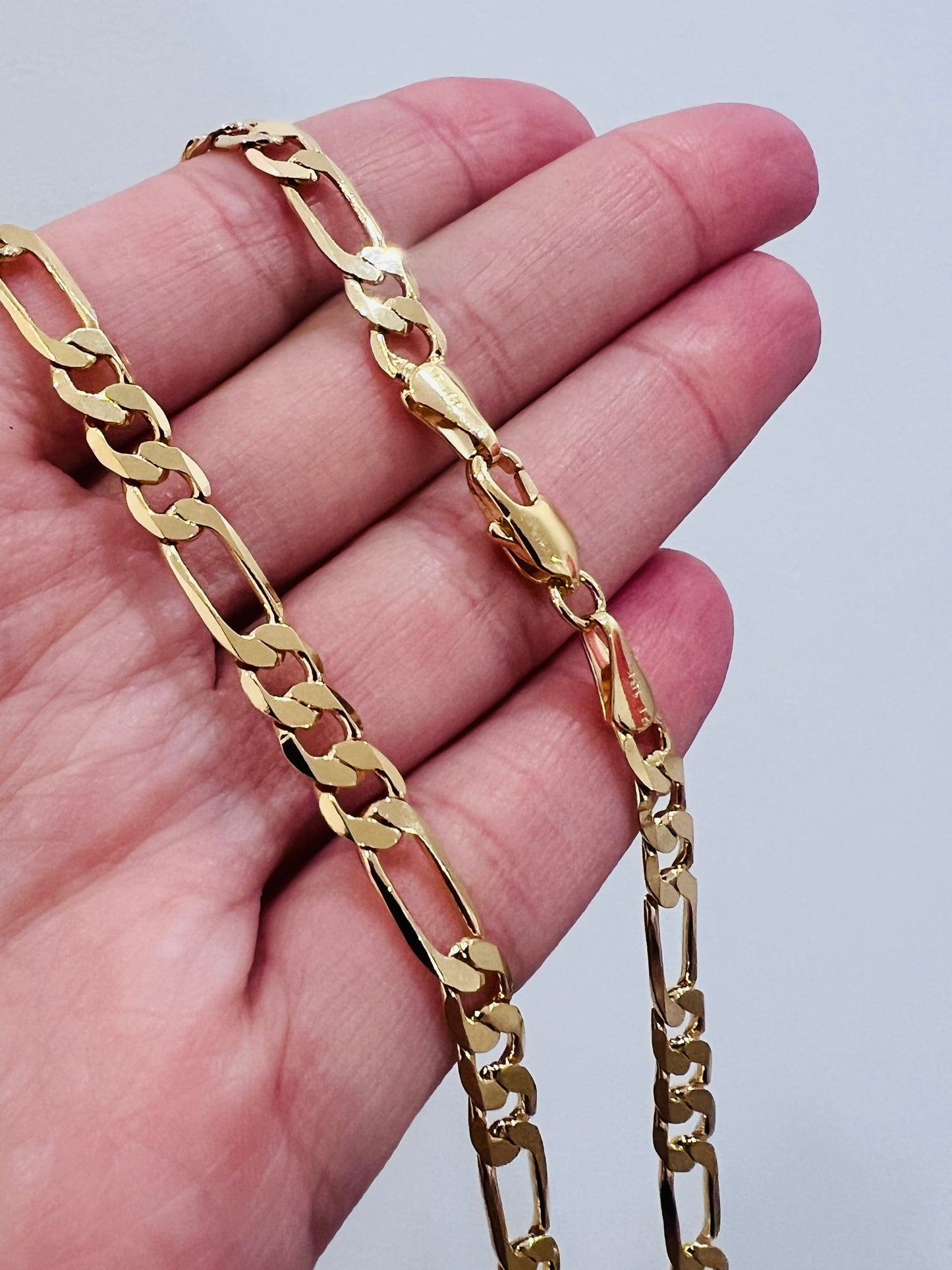 Gold Filled 5.5mm Figaro Necklace